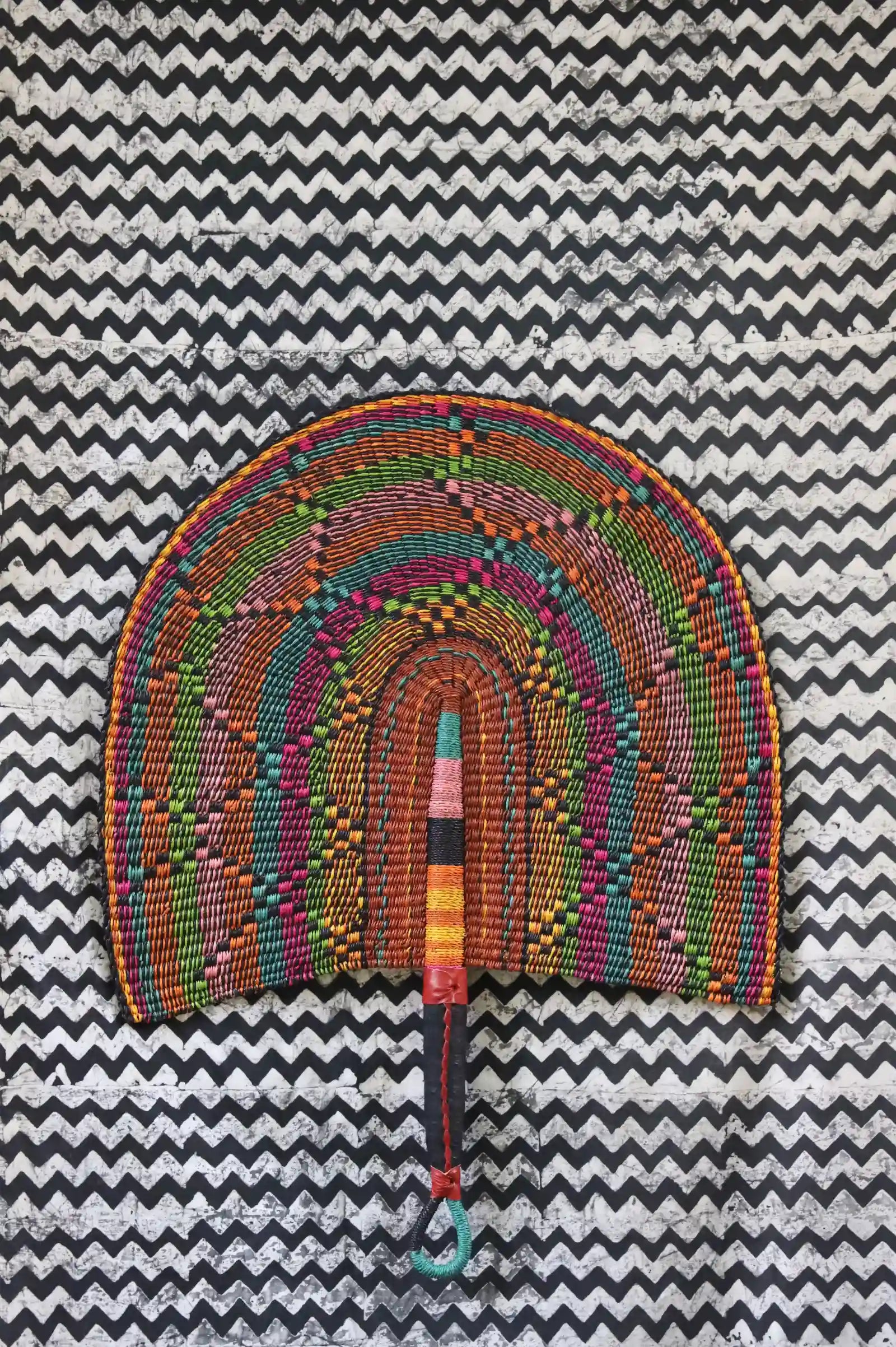 Naba Penga Wall Dècor Fan by Linda Ayamga