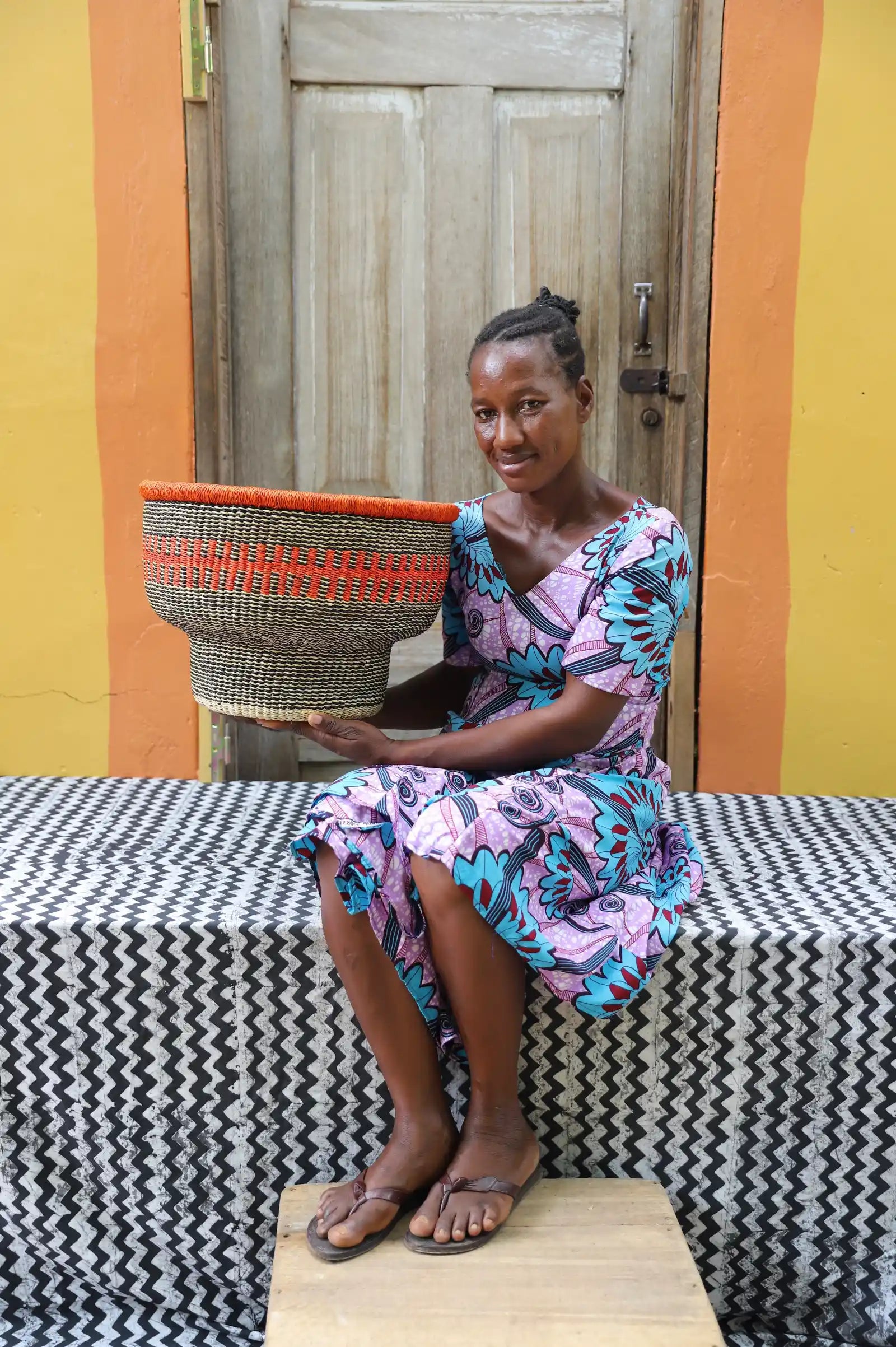 Drum Storage Basket (Large) by Grace Adongo