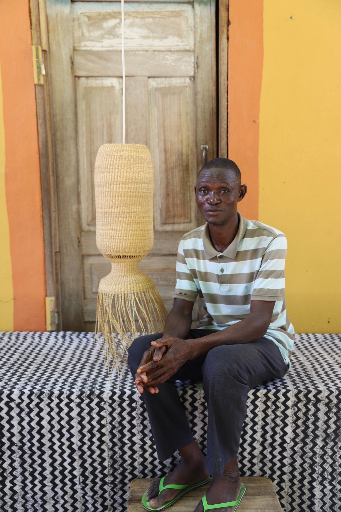 The Abyssal Pendant Lampshade (Small) - The Baba Tree Basket Company