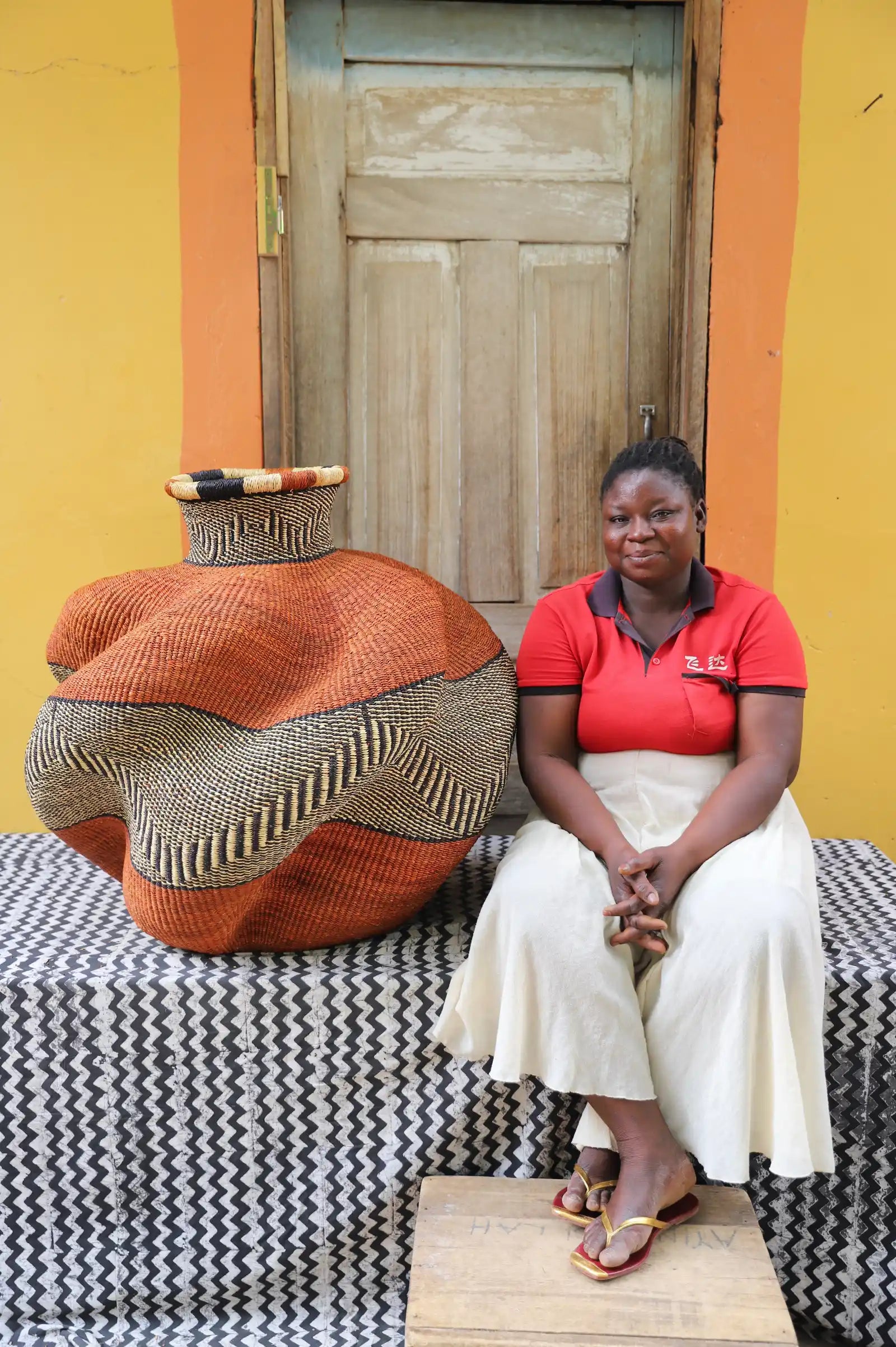 De-engo Art Basket (Large)  by Martha 