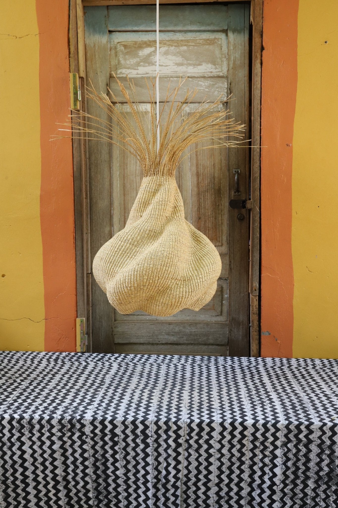 Helix Pendant Lampshade (Small) - The Baba Tree Basket Company