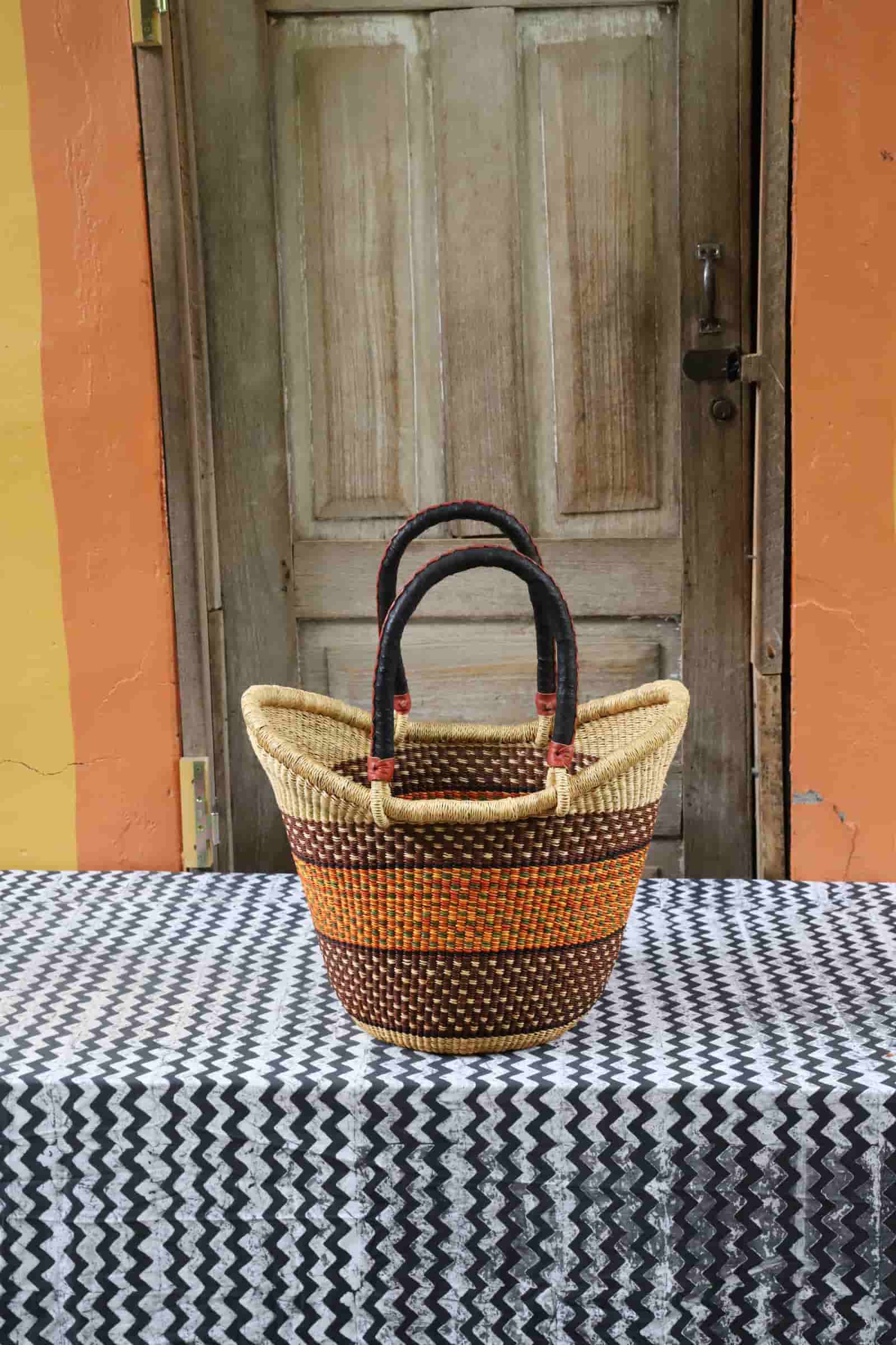 Nyariga Shopping Basket (Large) - The Baba Tree Basket Company