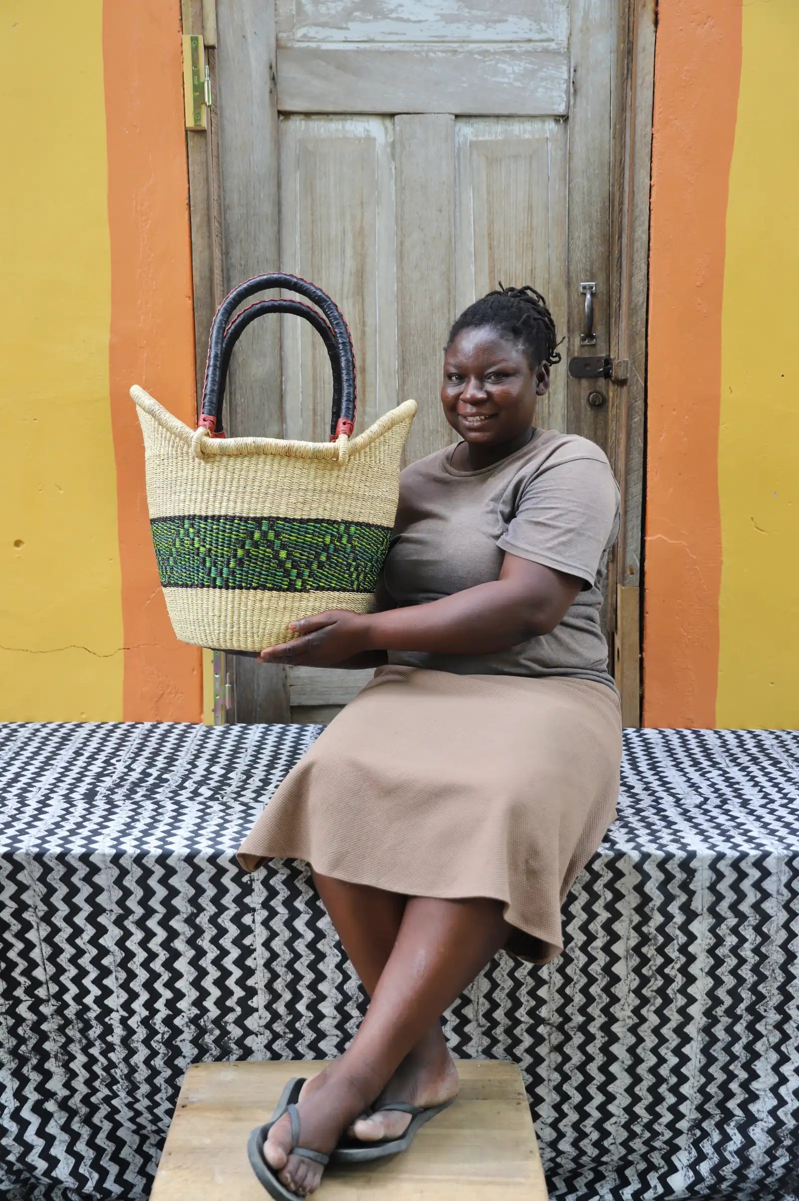 Nyariga Shopping Basket (Large) by Martha 