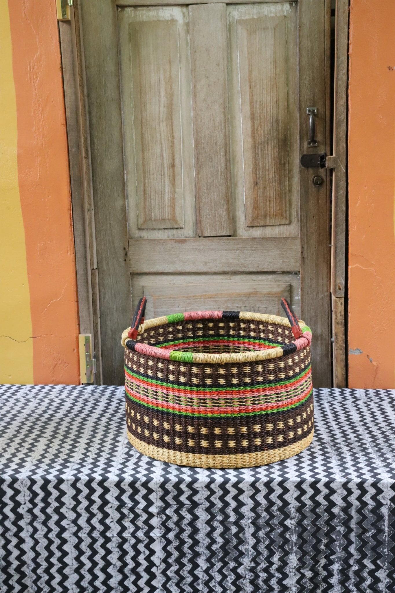 The Baba Tree | Medium Woven Tub | Decorative Storage Basket - The Baba Tree Basket Company