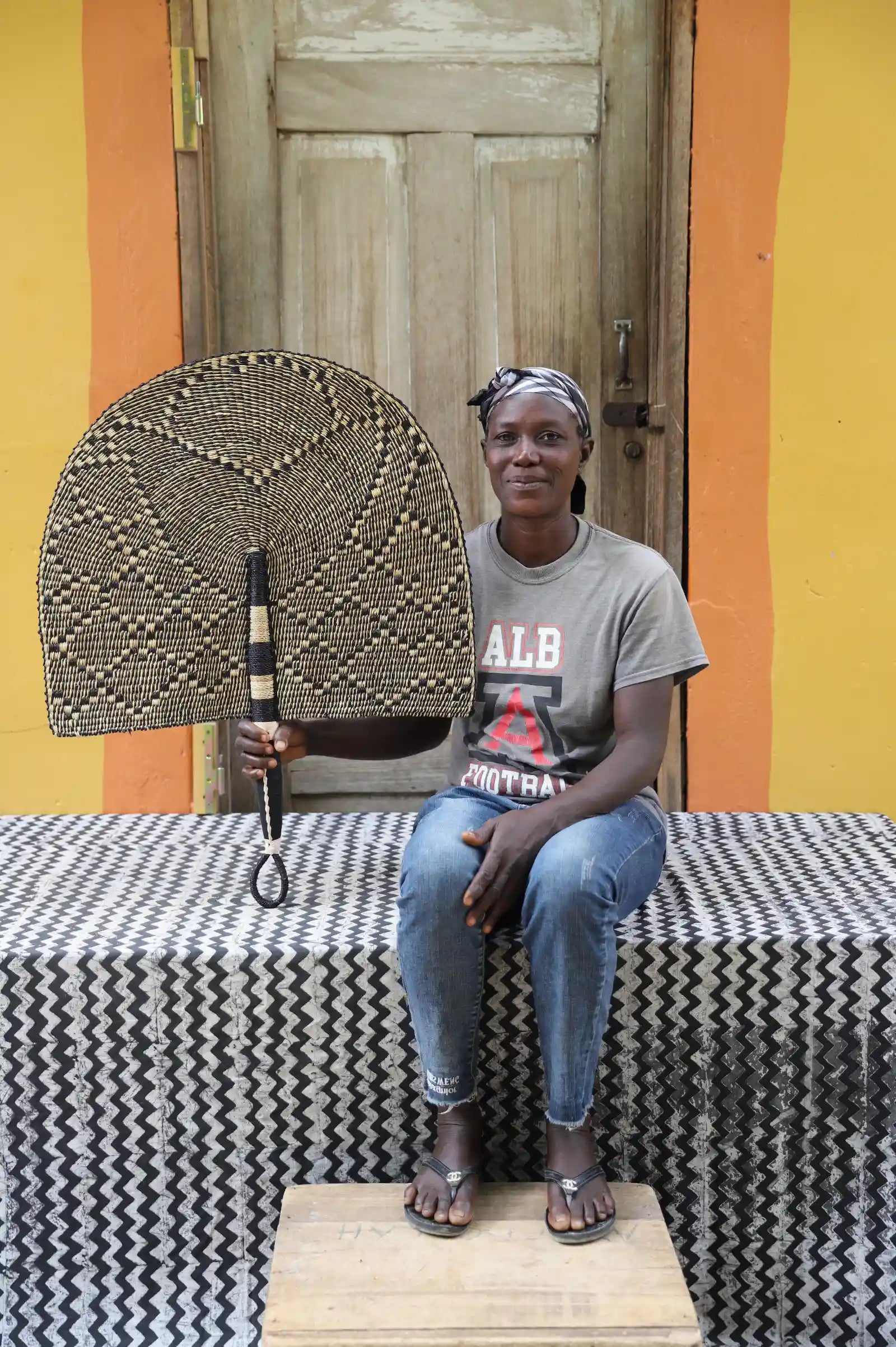 Naba Penga Wall Dècor Fan by Linda Ayamga