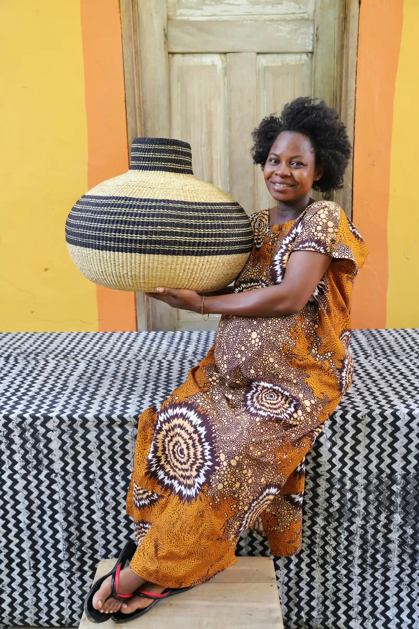 Nosere-yure Art Basket by Azumah "Punka Joe" Abisika