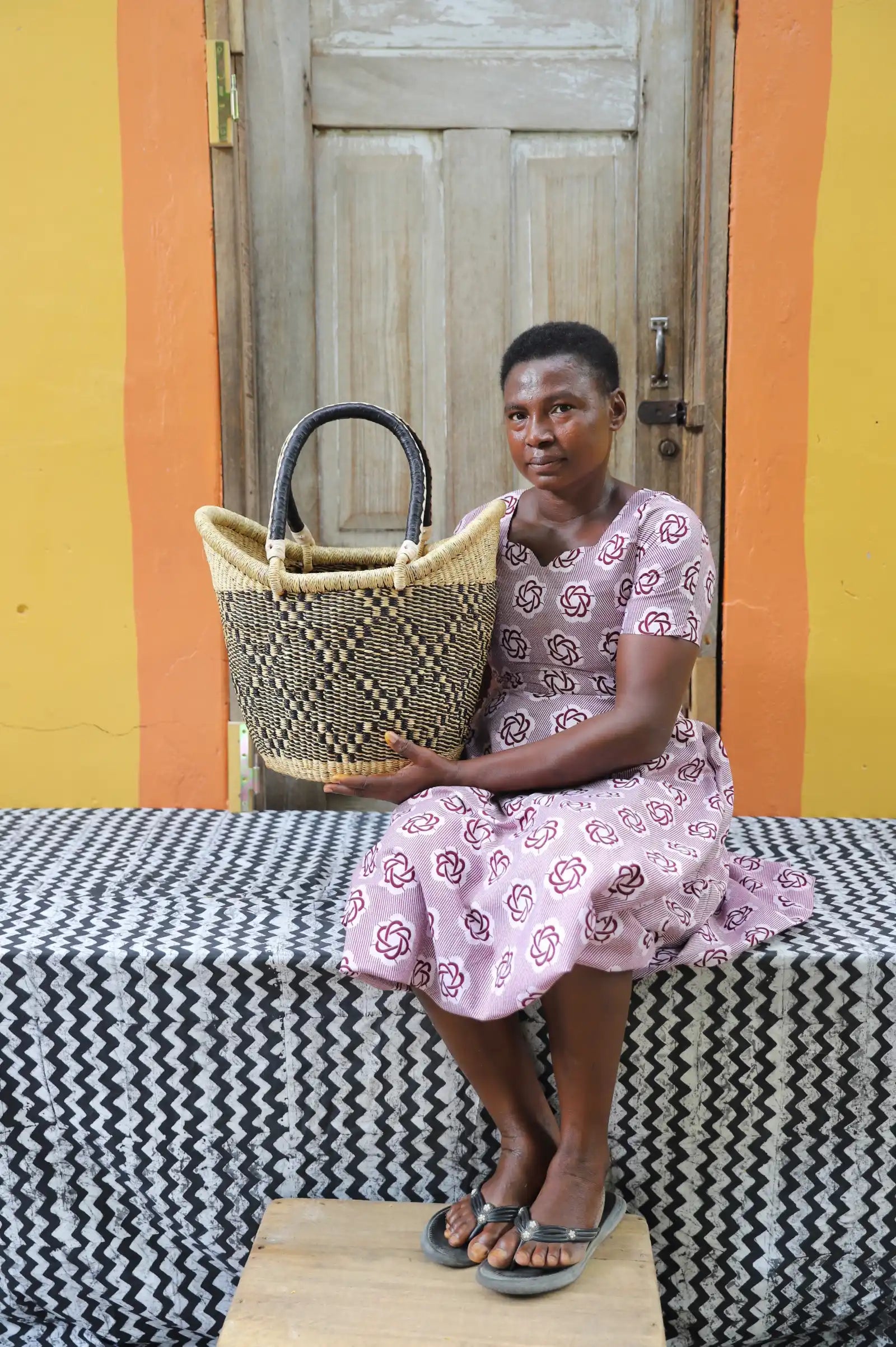 Nyariga Shopping Basket (Medium) by Afia Adukbillah