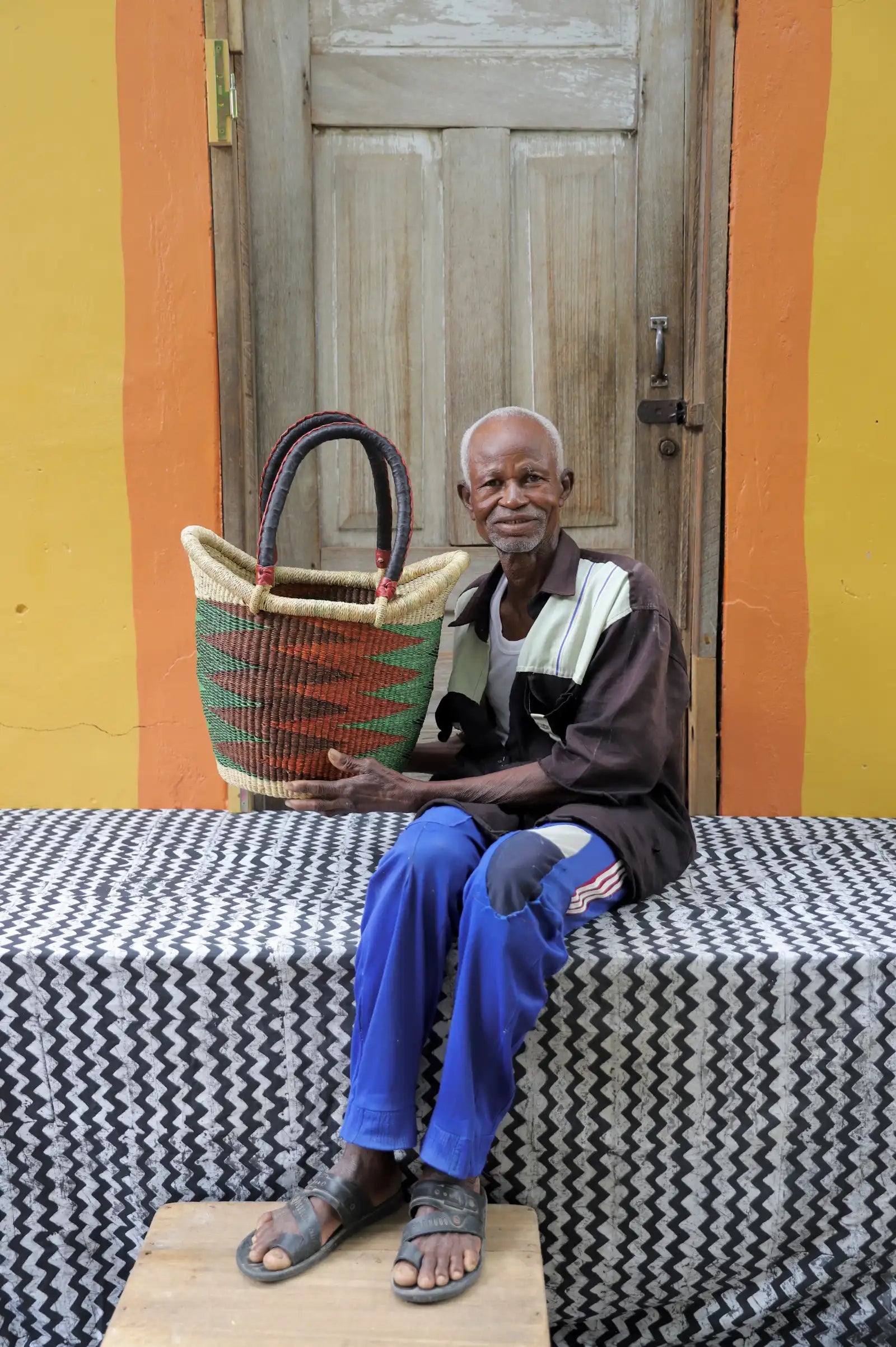 Nyariga Shopping Basket (Medium) by Ndene Ayamga