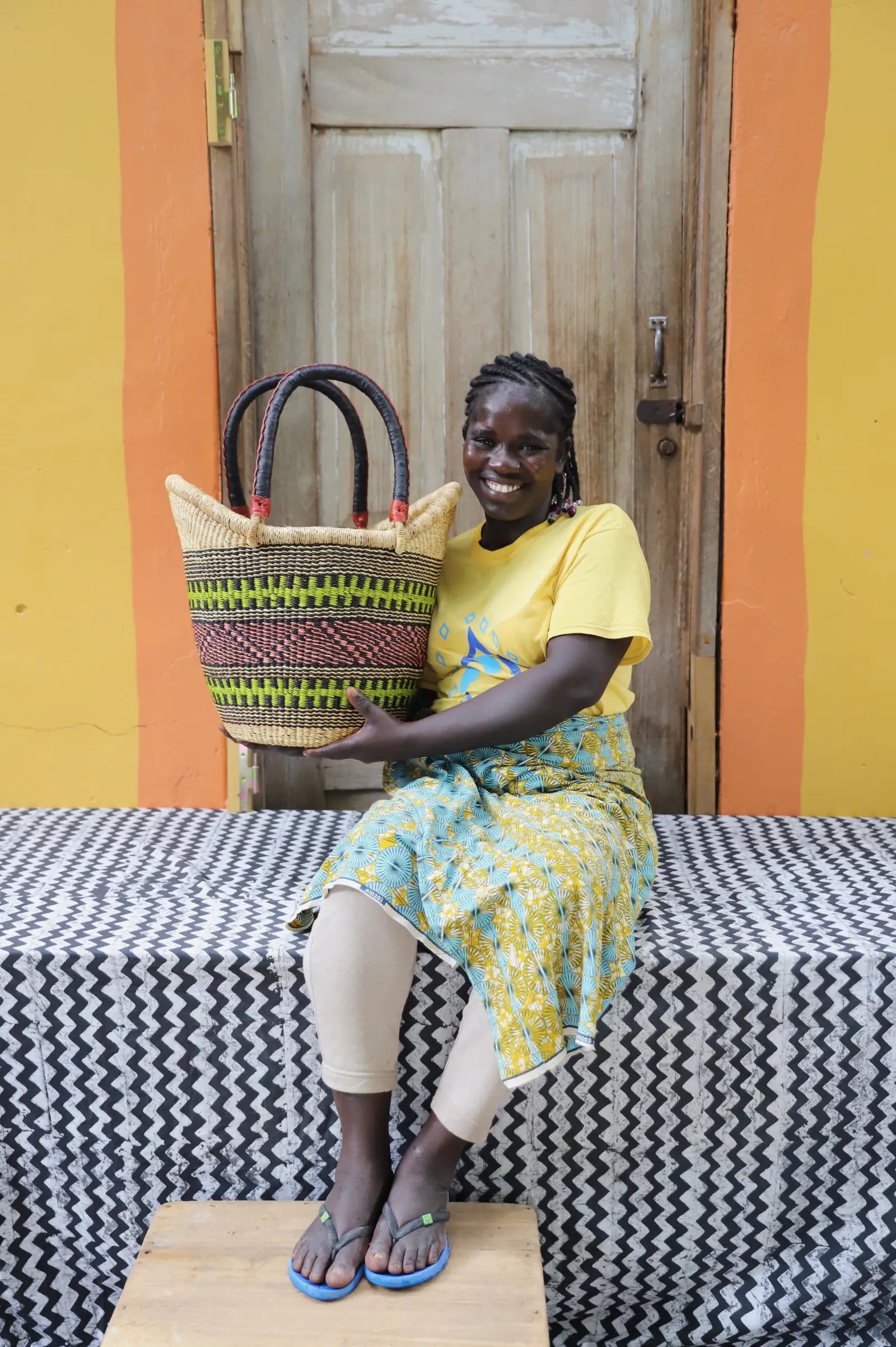 Nyariga Shopping Basket (Medium) by Alahere Abentara