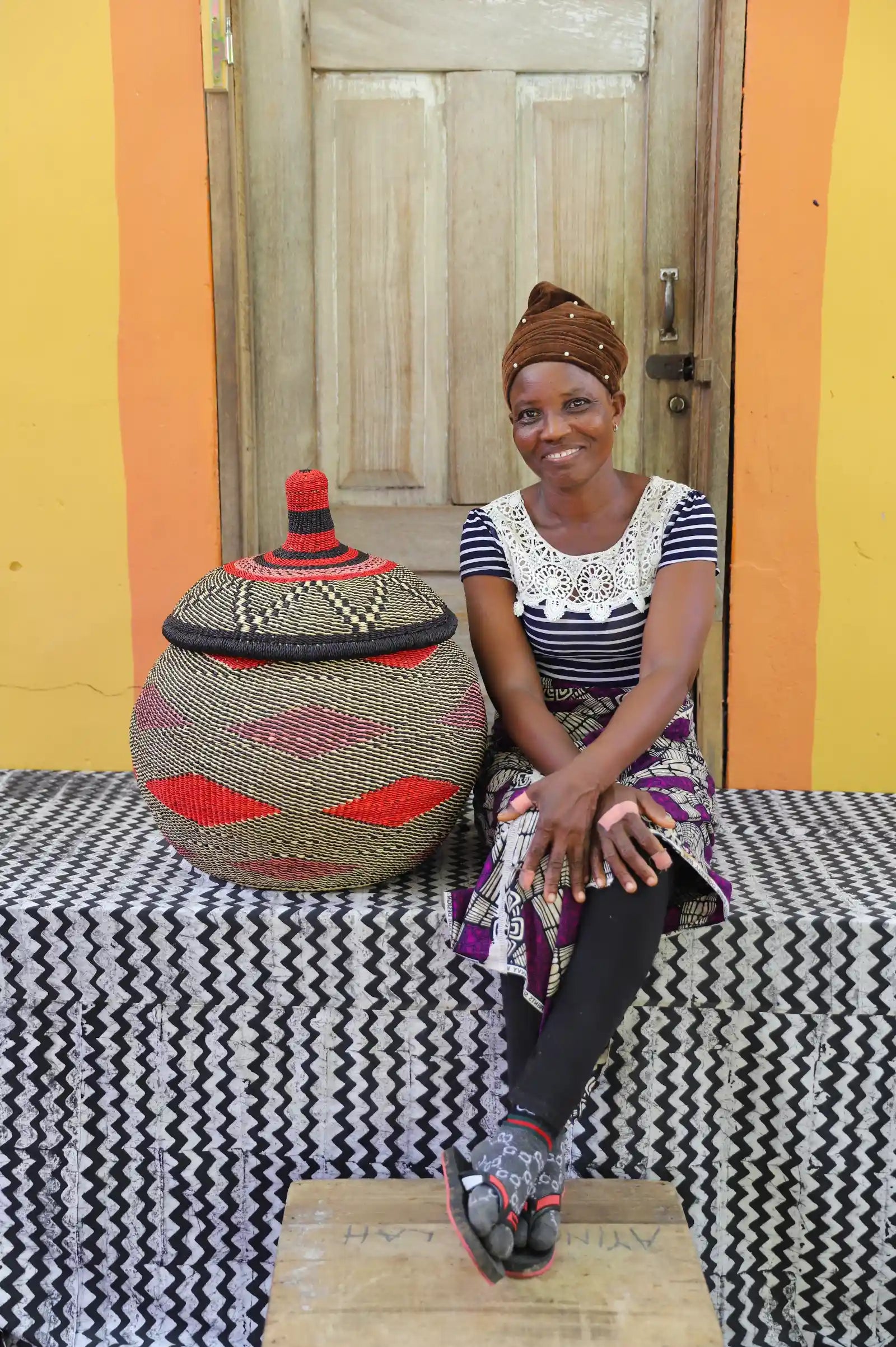 Orbit Storage Basket (Large) by Assibi Abagna