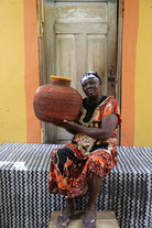 Jemima 10 Cows Dècor Basket (Medium) - The Baba Tree Basket Company