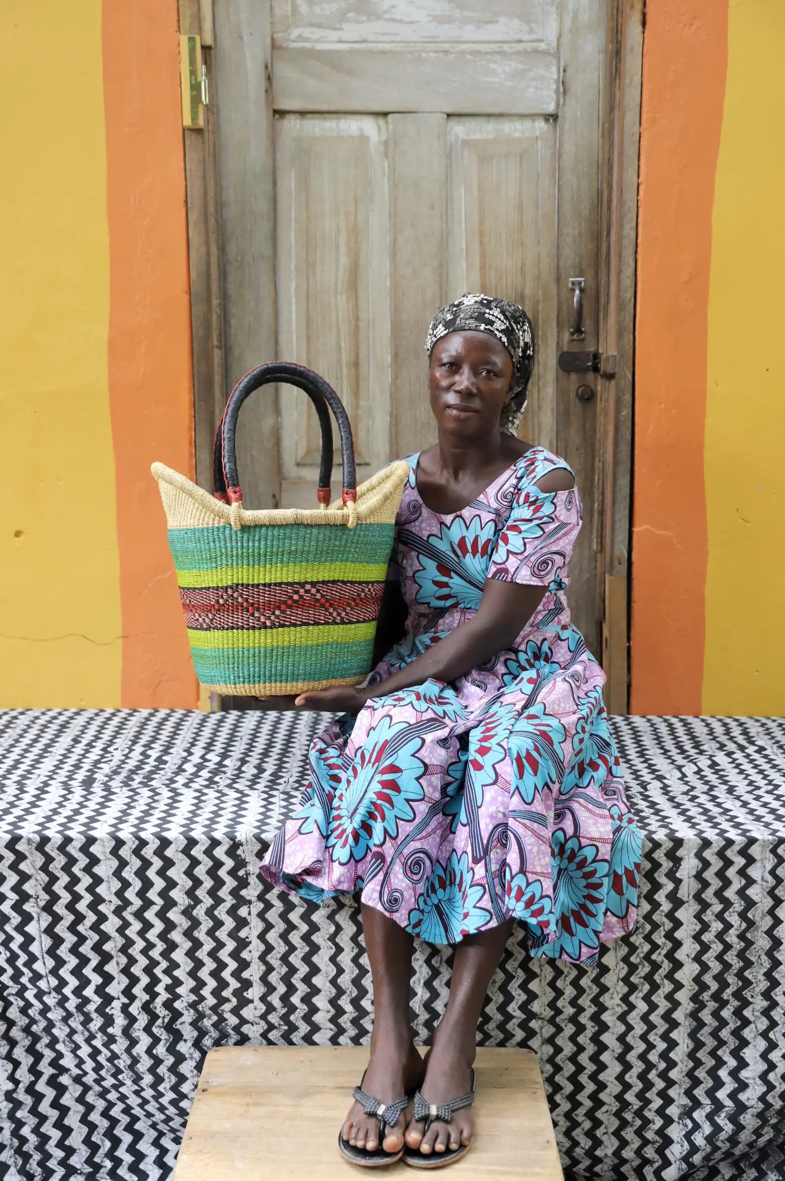 Nyariga Shopping Basket (Large) by Babie Avaala