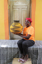 Jemima 10 Cows Dècor Basket (Medium) - The Baba Tree Basket Company