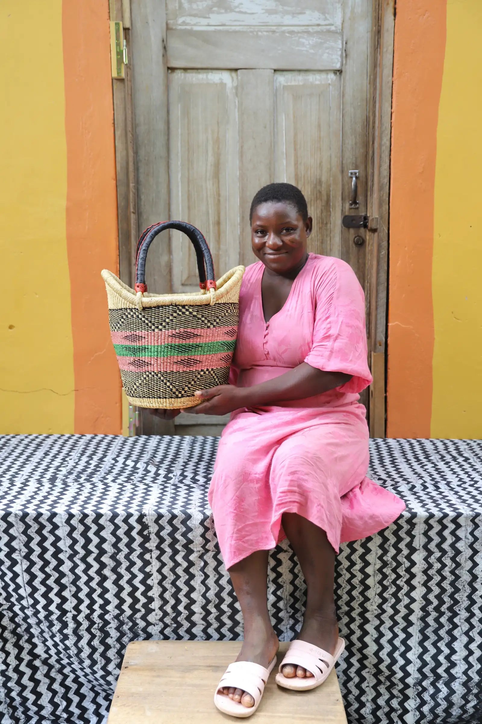 Nyariga Shopping Basket (Small) by Ruth Abagna