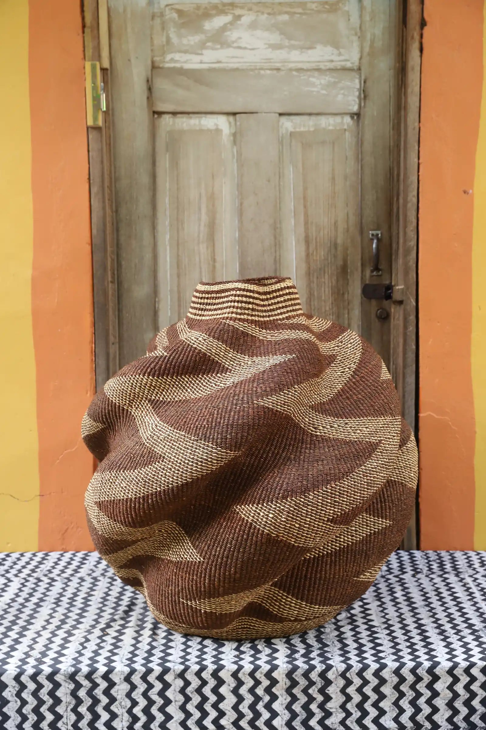 Yoomelingah-yure Art Basket (Large) by Blessing Akunga