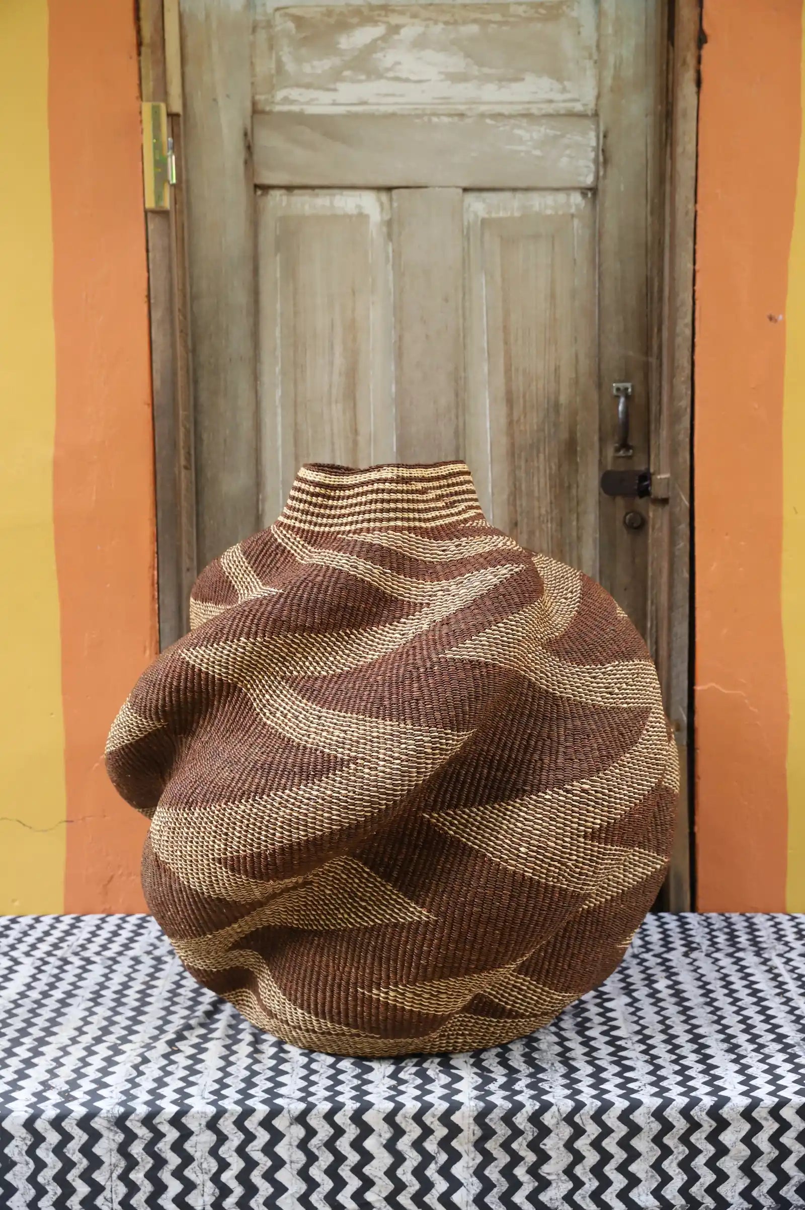 Yoomelingah-yure Art Basket (Large) by Blessing Akunga