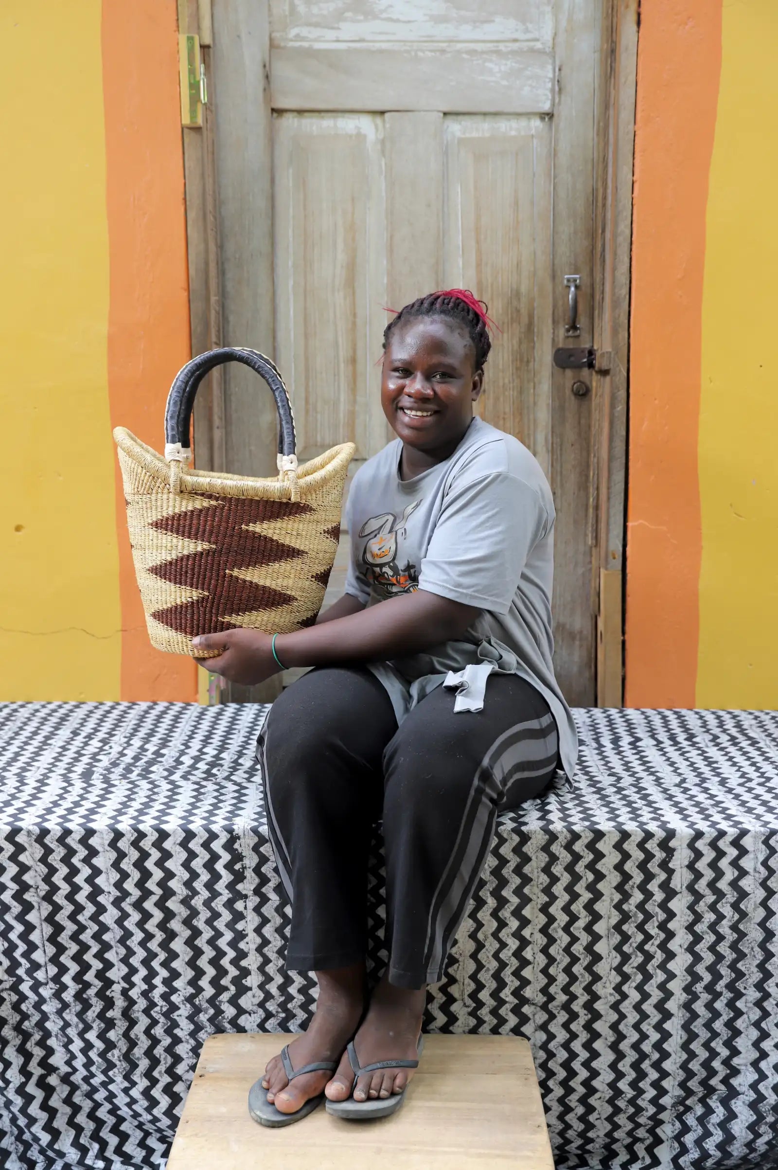 Nyariga Shopping Basket (Small) by Apika Abisika