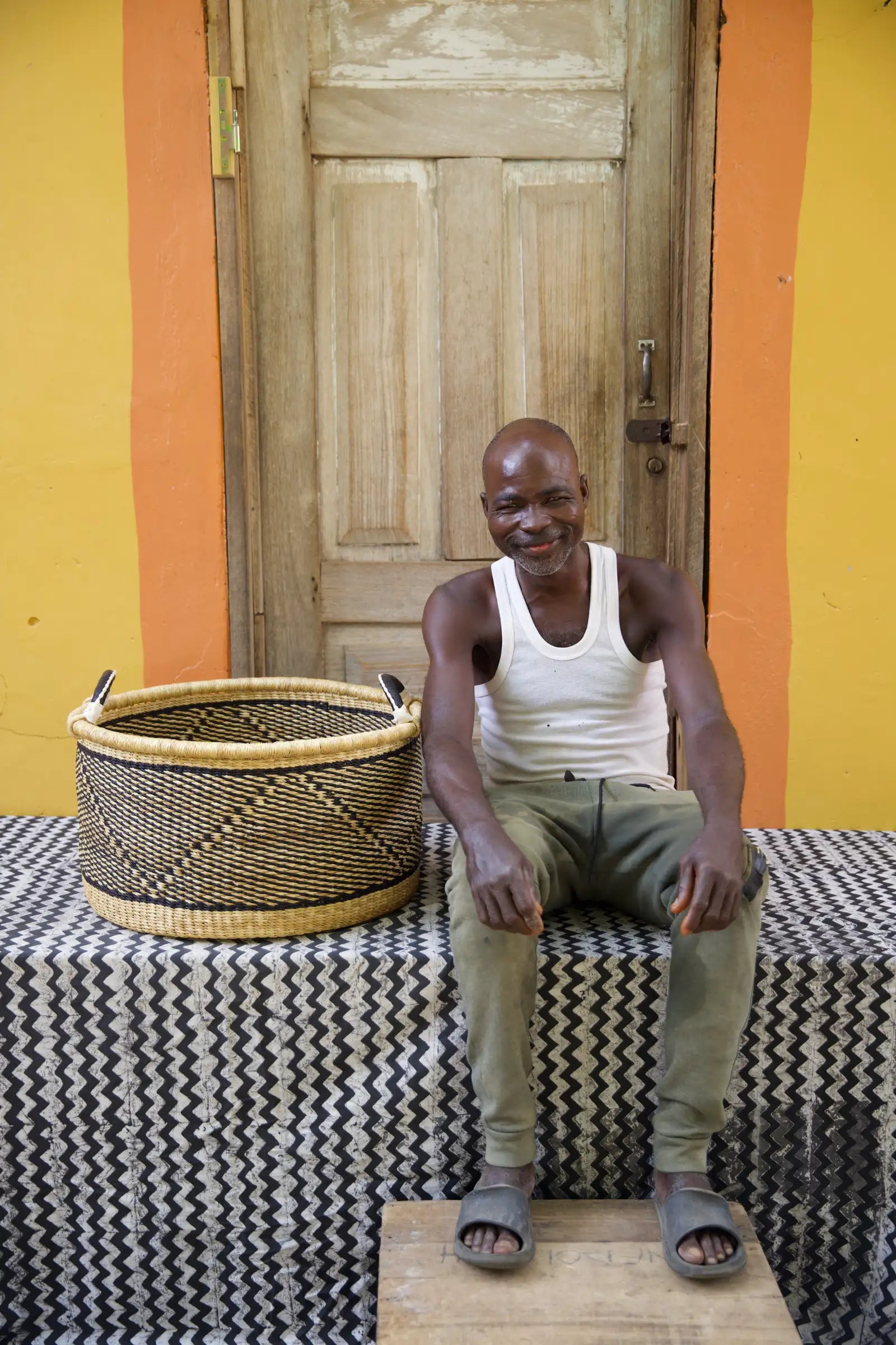 Woven Tub (Medium) by Nsohbillah Adongo