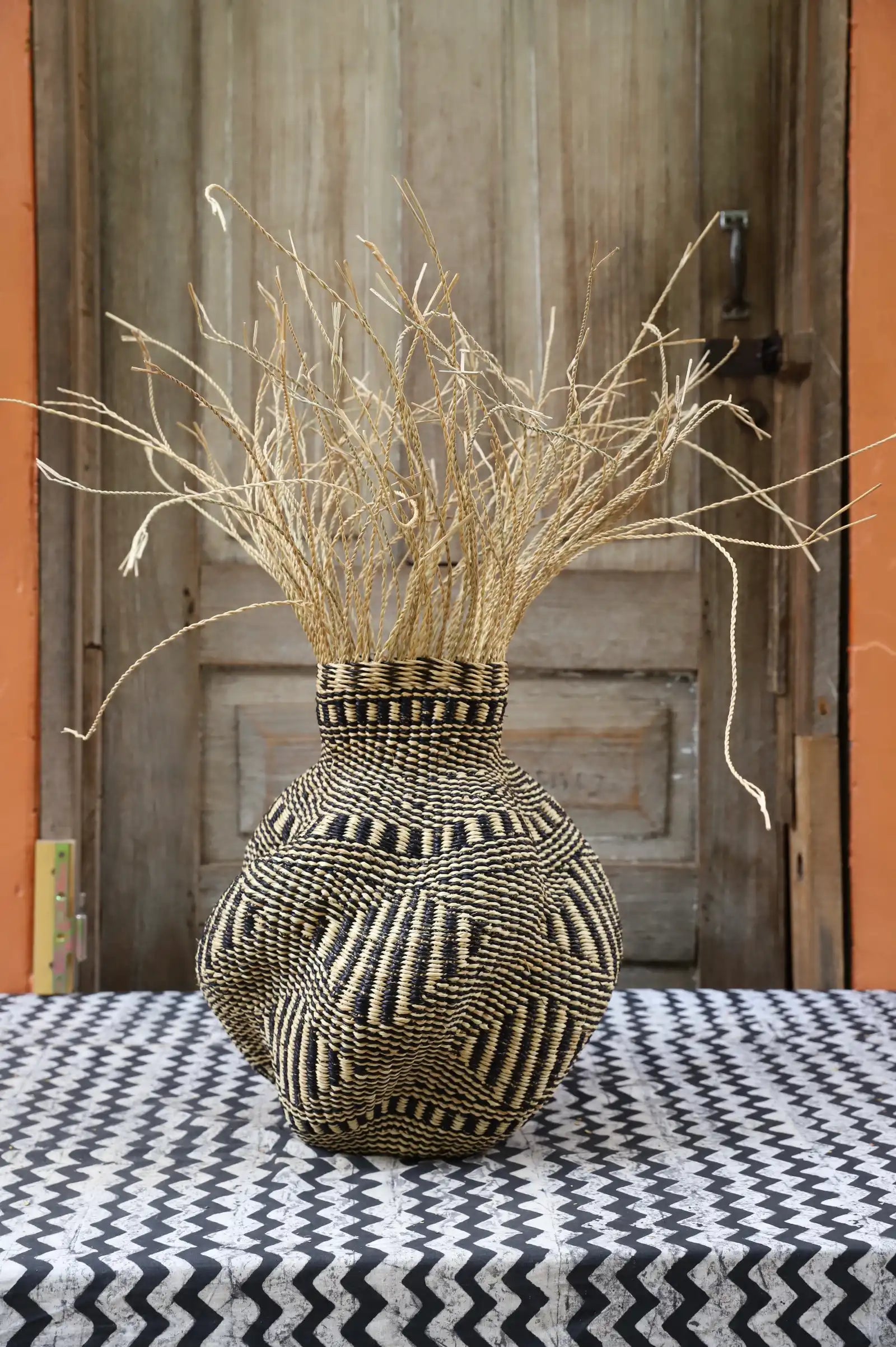 Tua-Tia (Baobab Tree) Art Basket (Tiny) by Hilda Adongo