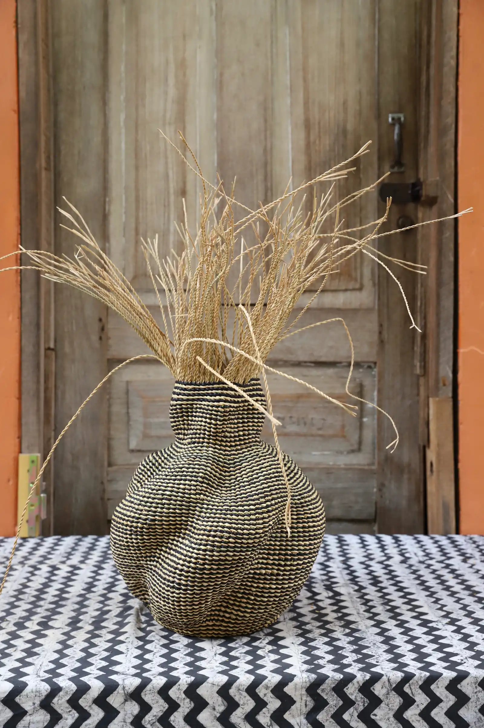 Tua-Tia (Baobab Tree) Art Basket (Tiny) by Grace Abisika