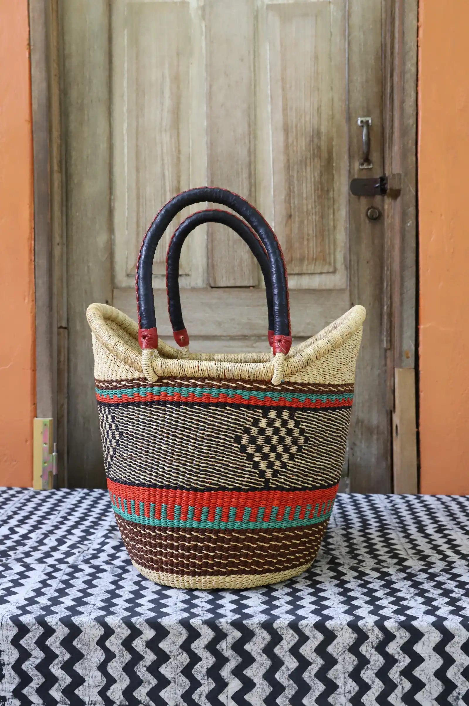 Nyariga Shopping Basket (Large) by Azupoka Nyaaba