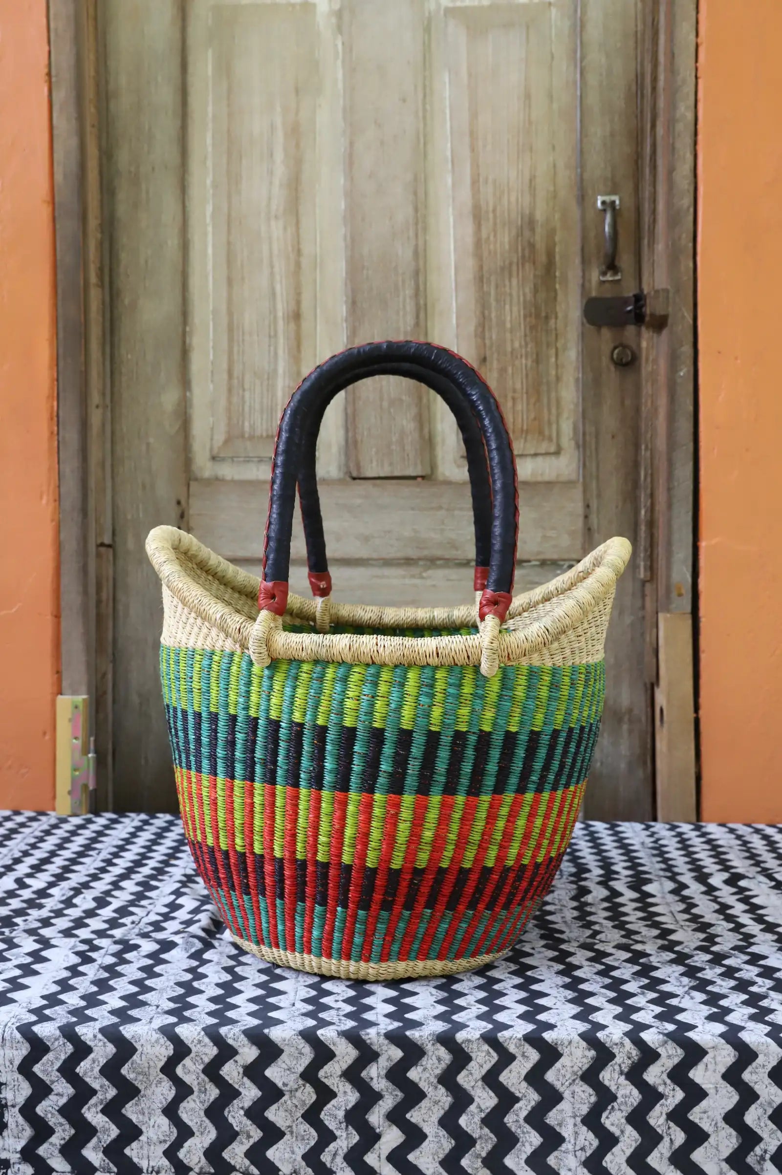 Nyariga Shopping Basket (Large) by Azupoka Nyaaba
