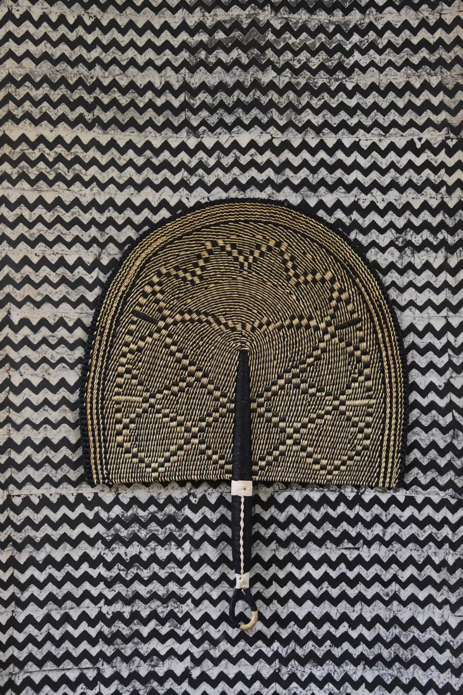 Naba Penga Wall Dècor Fan by Ndene Ayamga