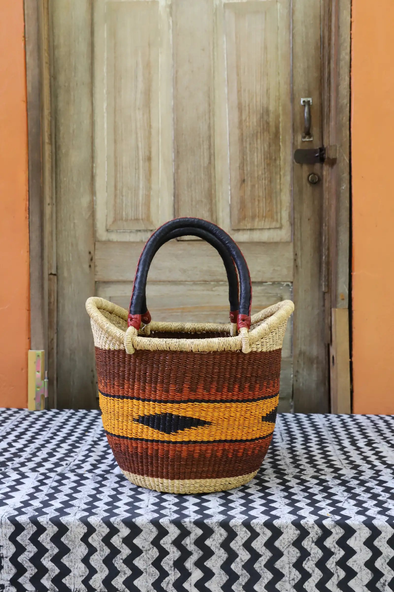 Nyariga Shopping Basket (Small) by Sophia Adagaam