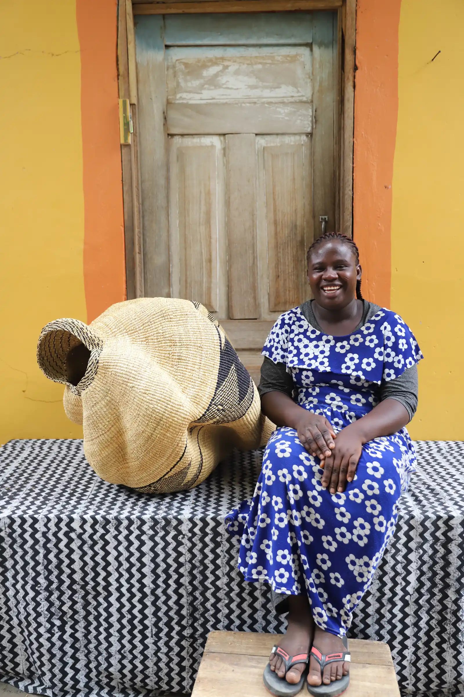 Conch (Katayeli Tia) Art Basket  (Large) by Apika Abisika