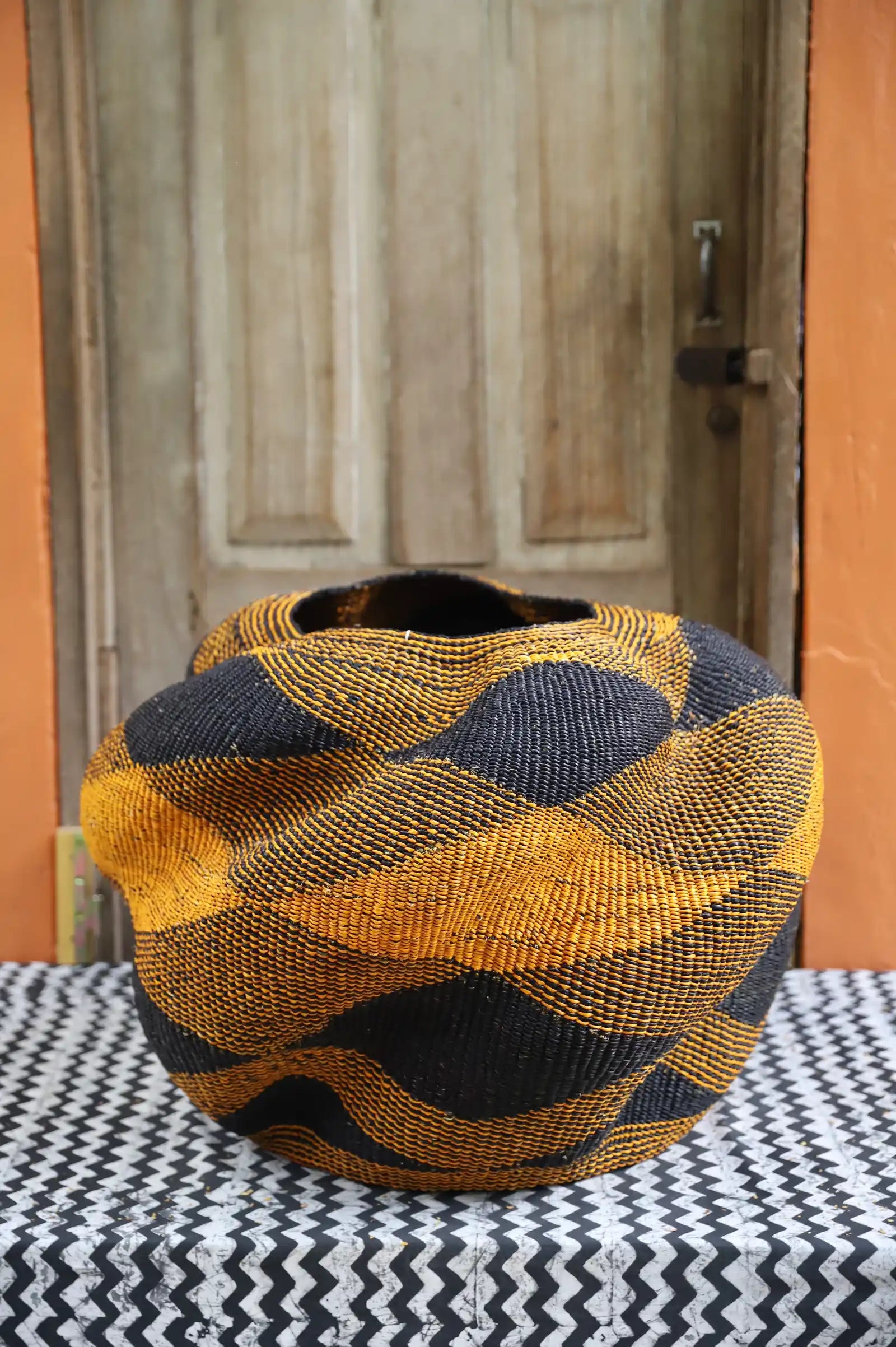 Ayeratukko  Art Basket by Nyaamah Atingabono