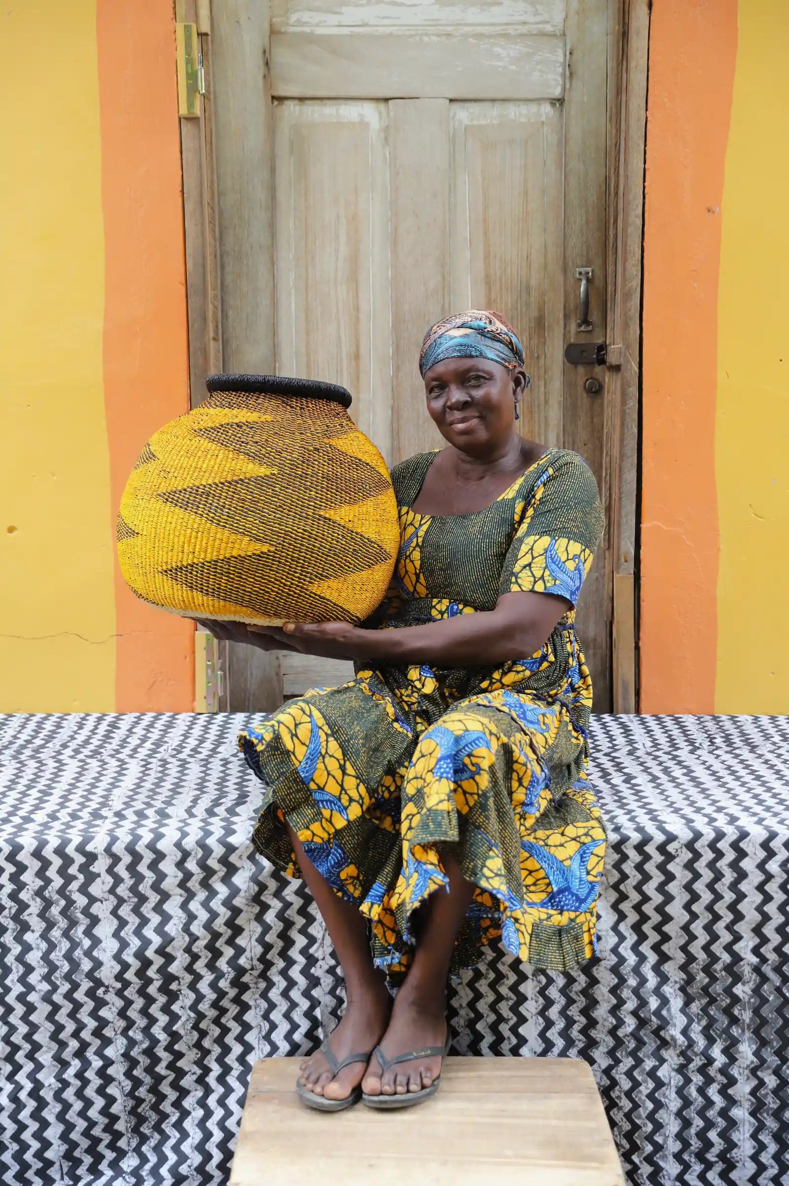 Kenkia  Art  Basket by Azumah Alagberigo