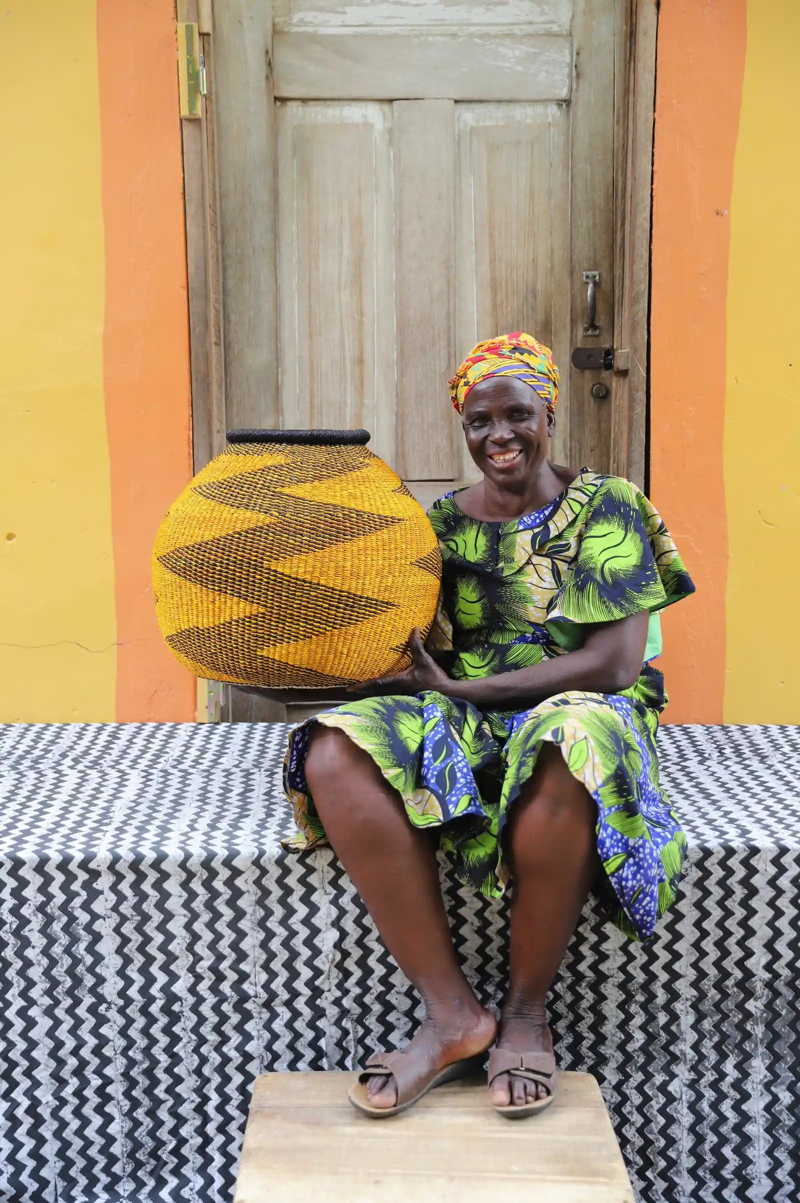 Kenkia  Art  Basket by Lydia 