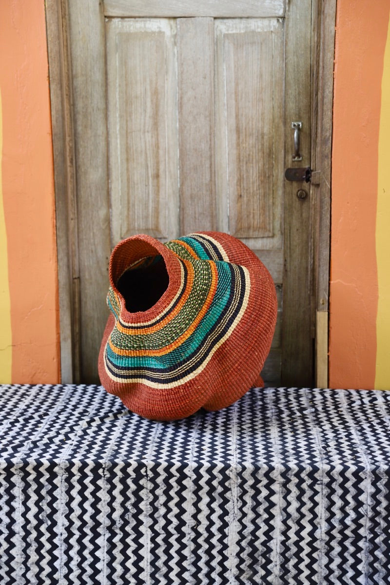 Conch (Katayeli Tia) Art Basket  (Medium) by Martha Adongo