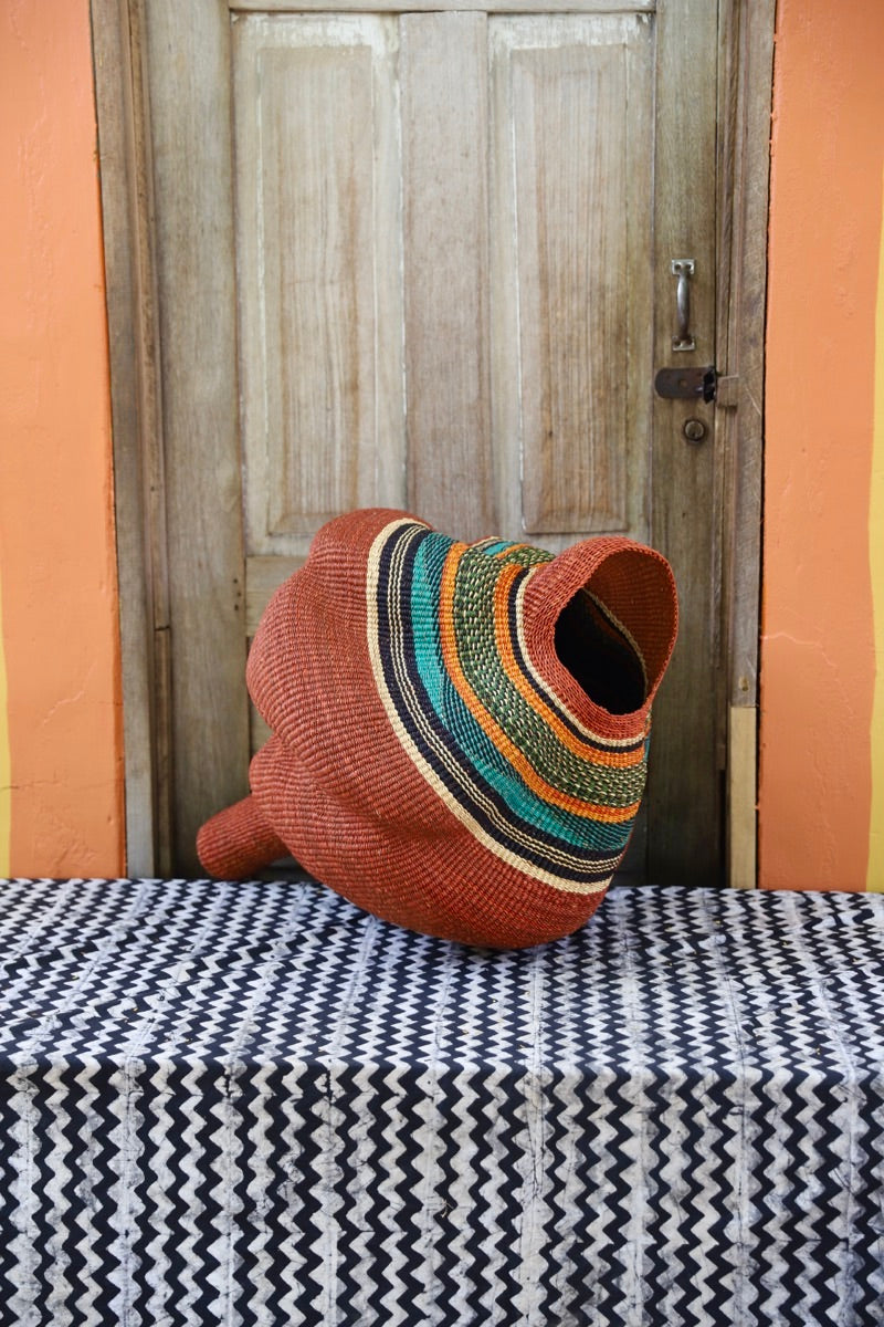 Conch (Katayeli Tia) Art Basket  (Medium) by Martha Adongo