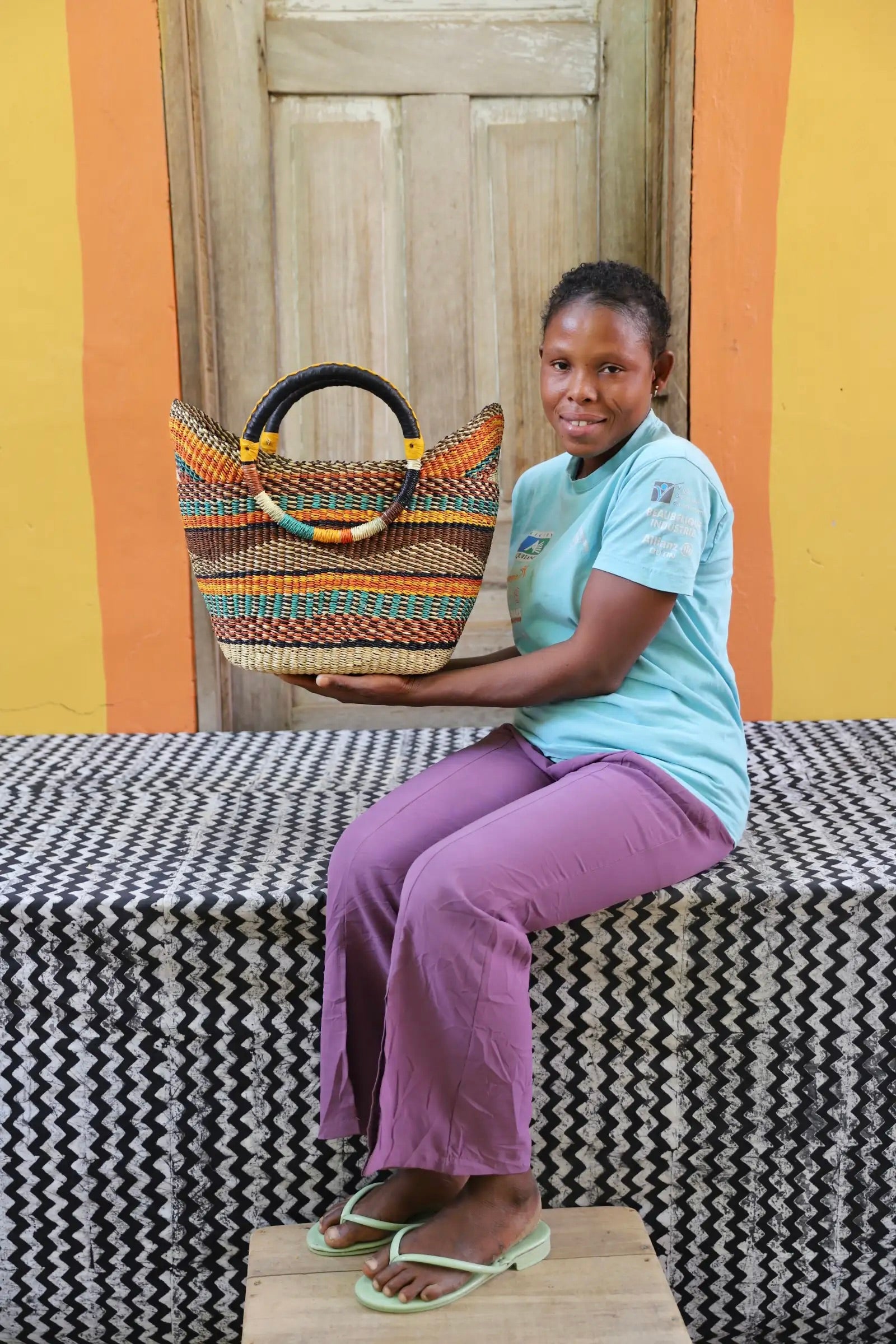 Sashay Beach Bag by Rosina Aengwane