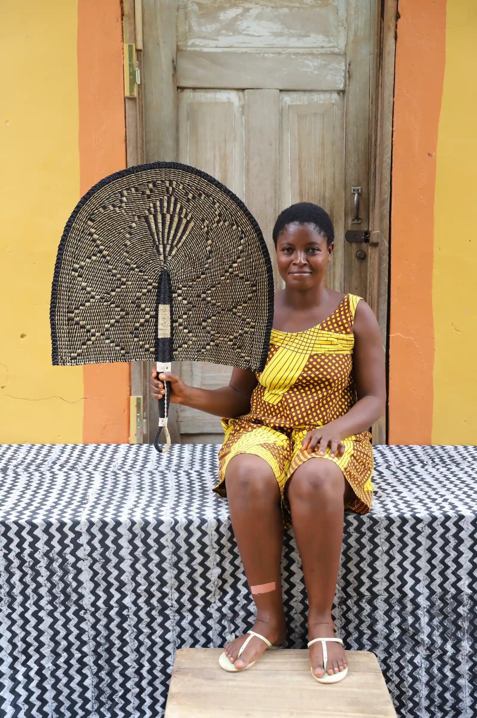 Naba Penga Wall Dècor Fan by Joce Adagaam