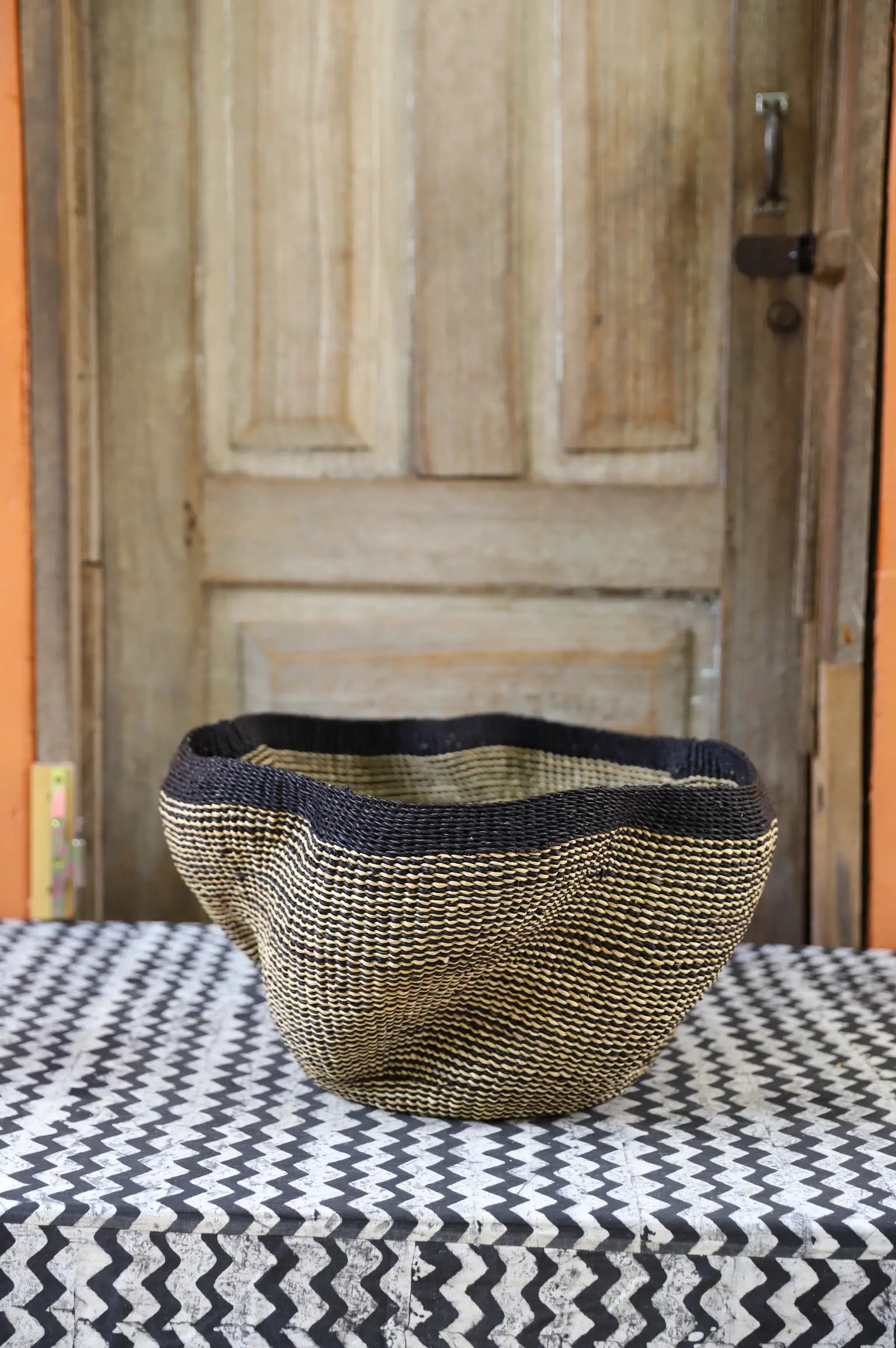 Pakurigo Wave Home  Décor Basket (Large) by Anaamah Alagberigo