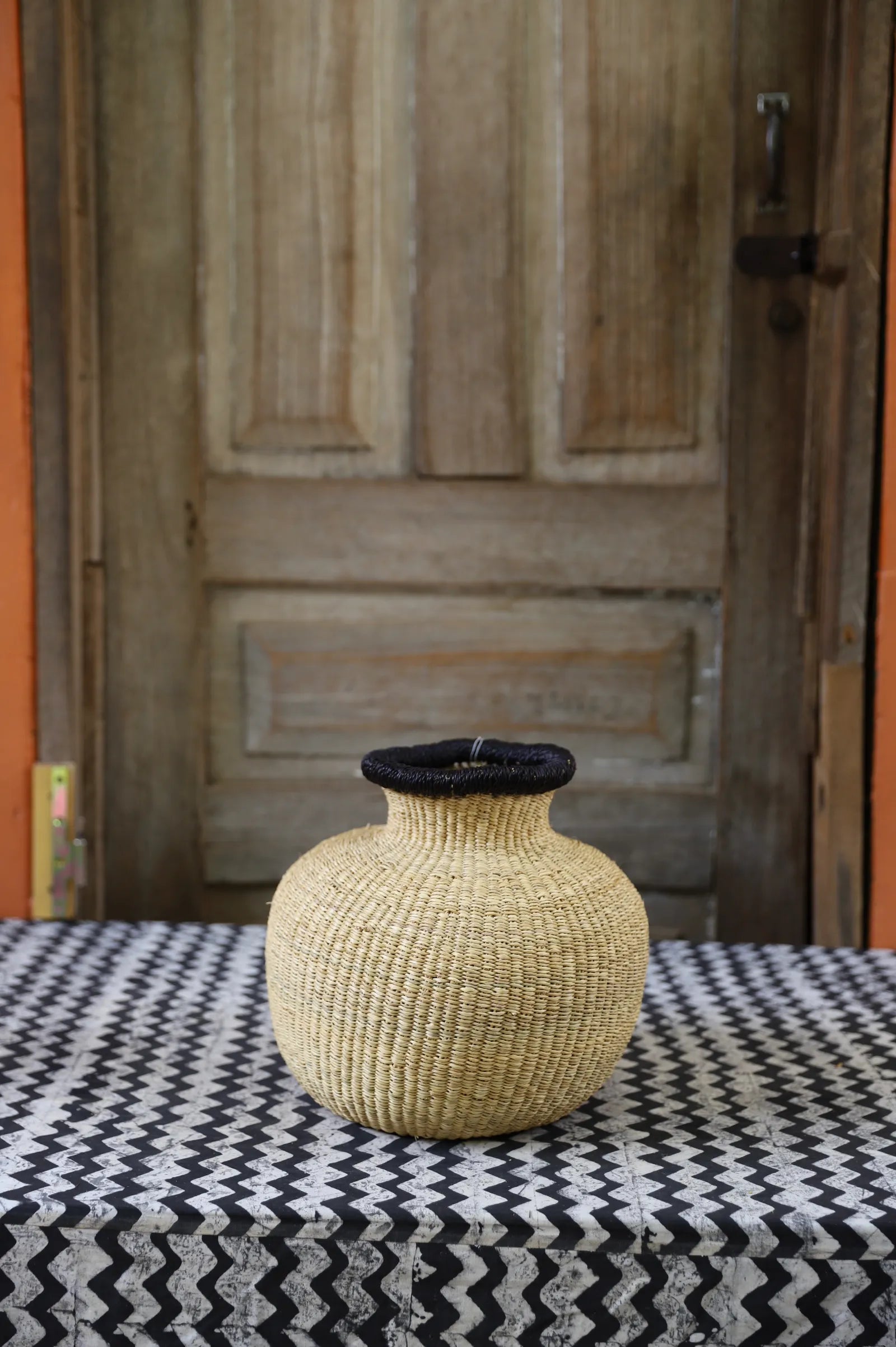 Jemima 10 Cows Dècor Basket (Tiny)  by Kwame Ayine