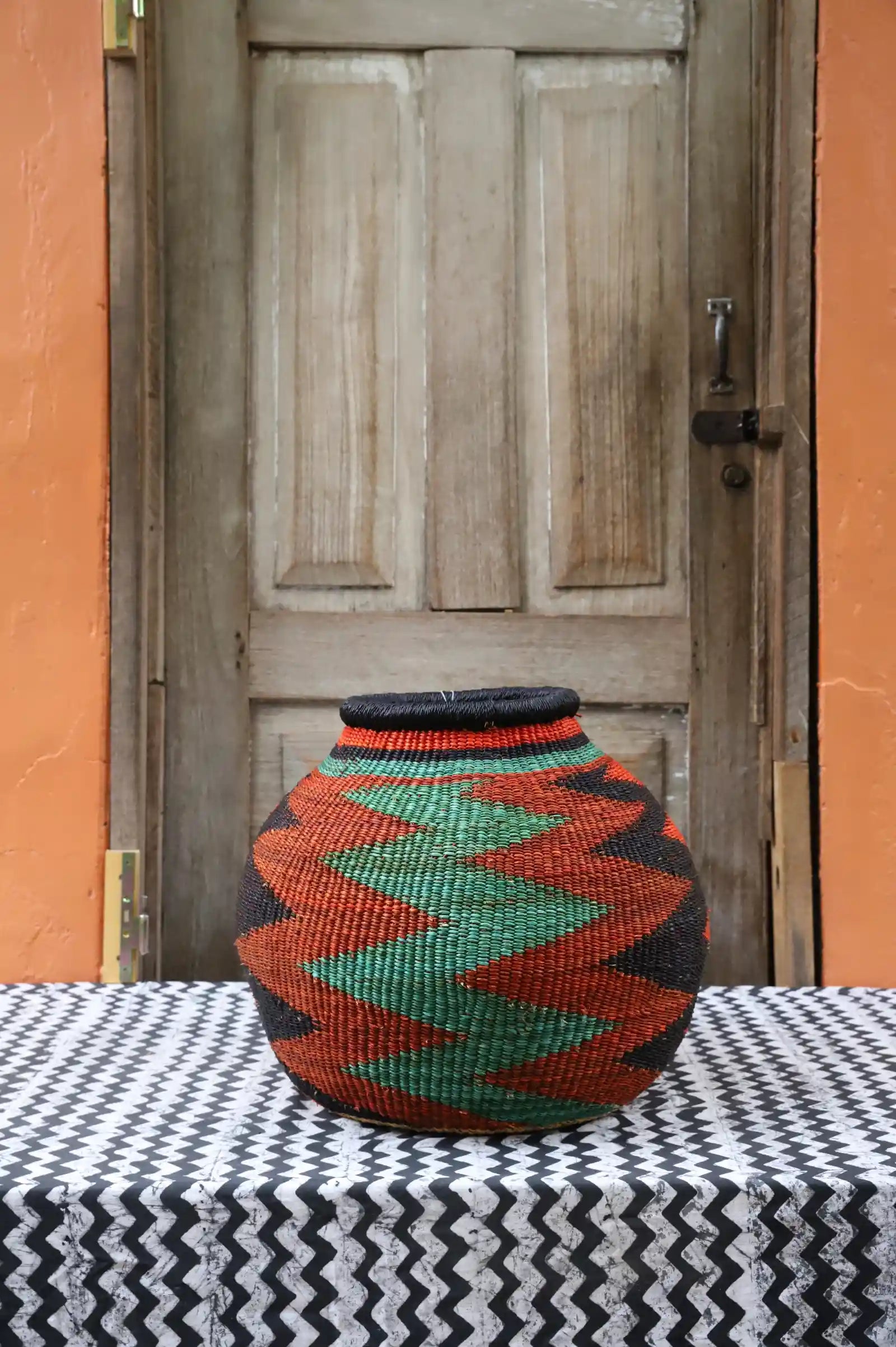 Kenkia  Art  Basket by Adukomah Atingalebkya