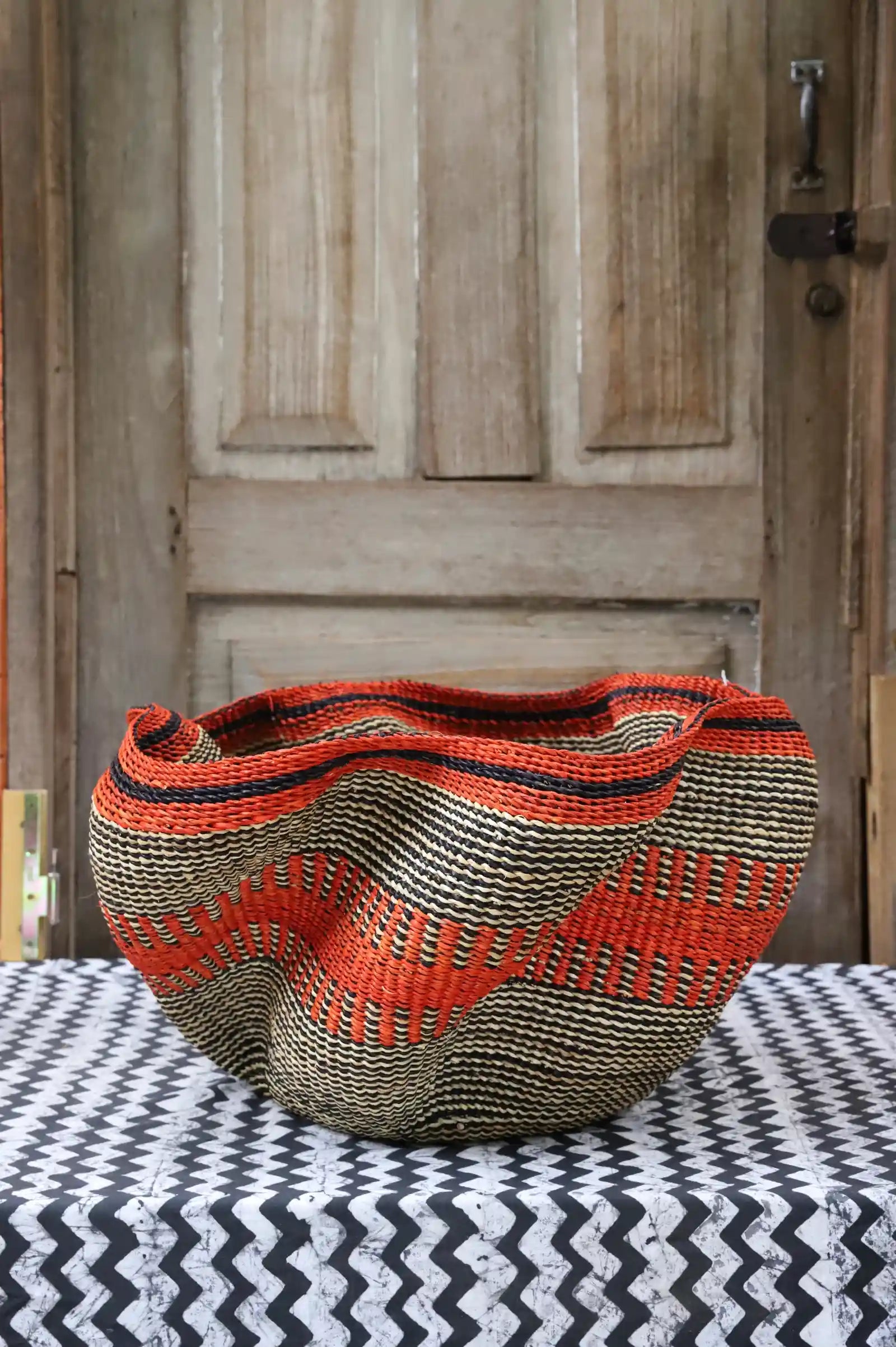 Pakurigo Wave Home  Décor Basket (Large) by Martha 