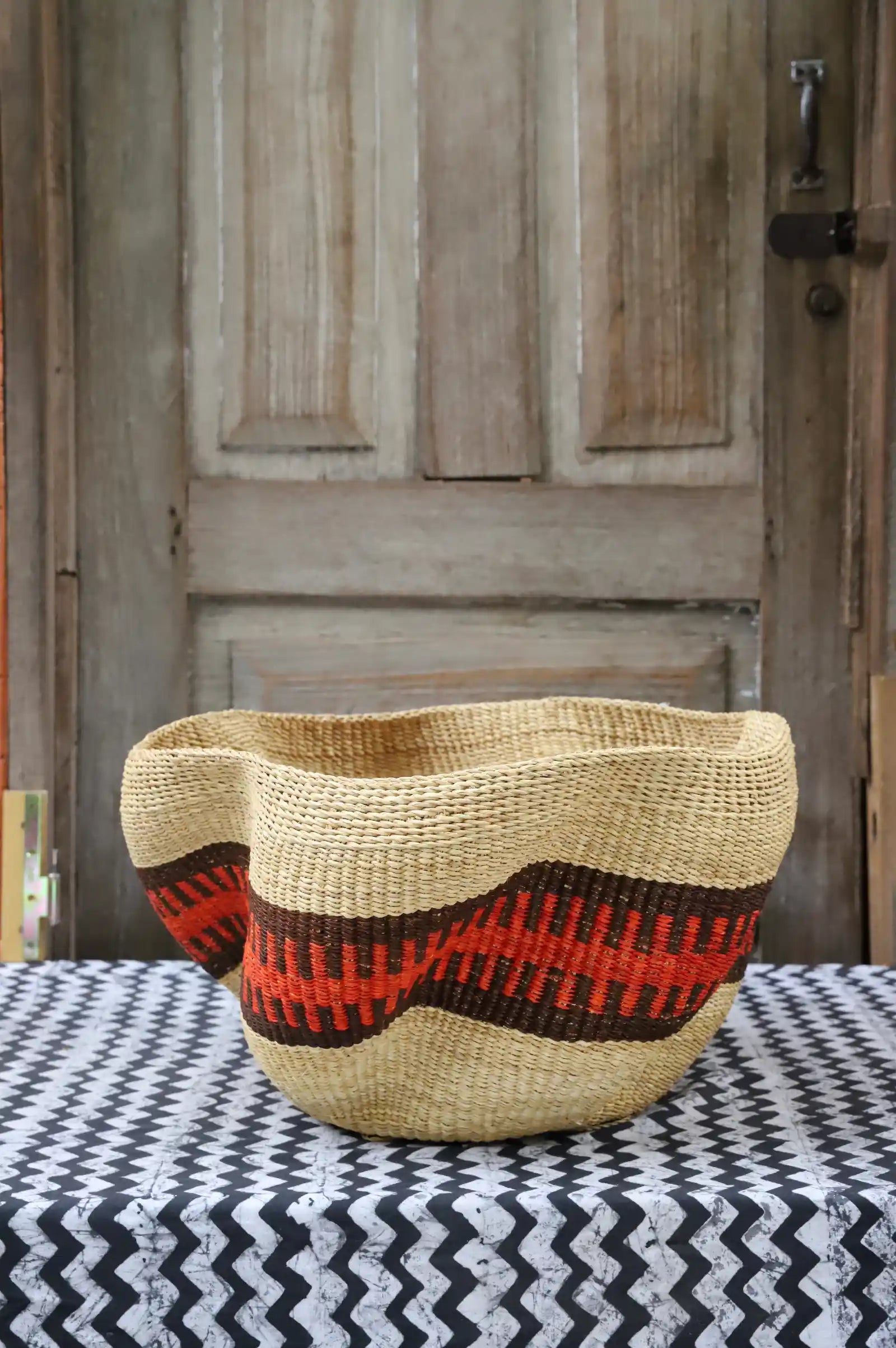 Pakurigo Wave Home  Décor Basket (Large) by Christiana Anaba