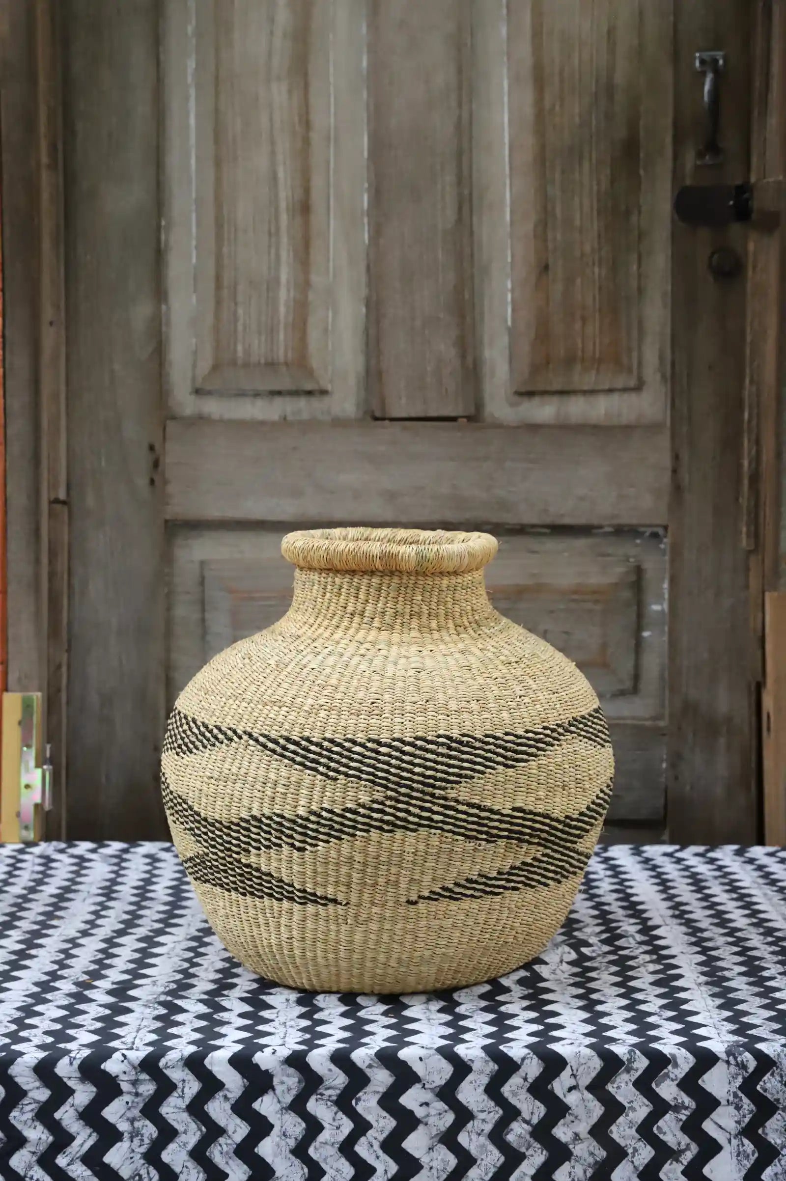 Jemima 10 Cows Dècor Basket (Medium) by Nsoh Abe-enge