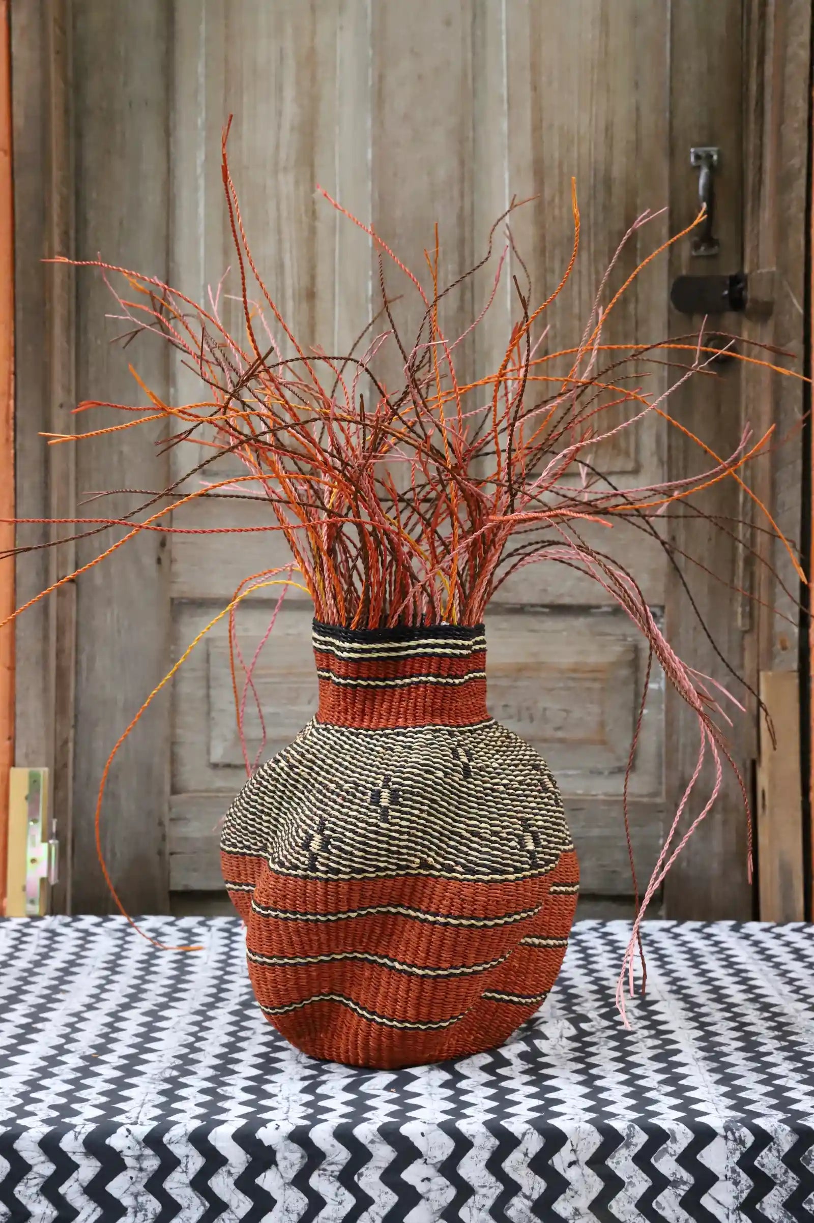 Tua-Tia (Baobab Tree) Art Basket (Tiny) by Blessing Akunga
