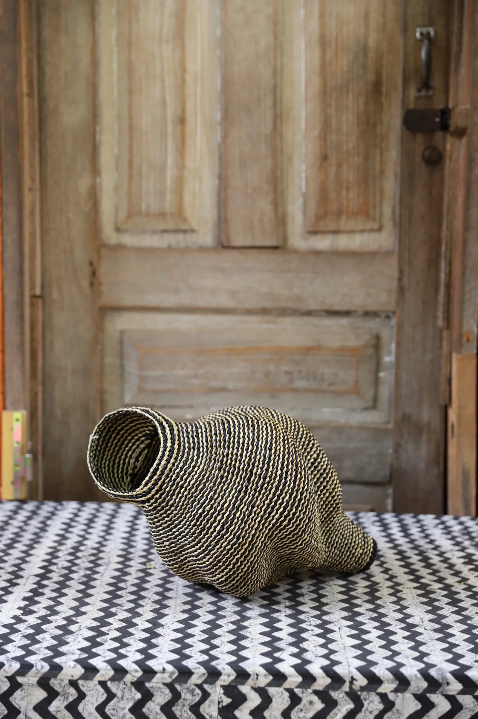 Conch (Katayeli -Tia) Art Basket (Small) by Kwame Ayine