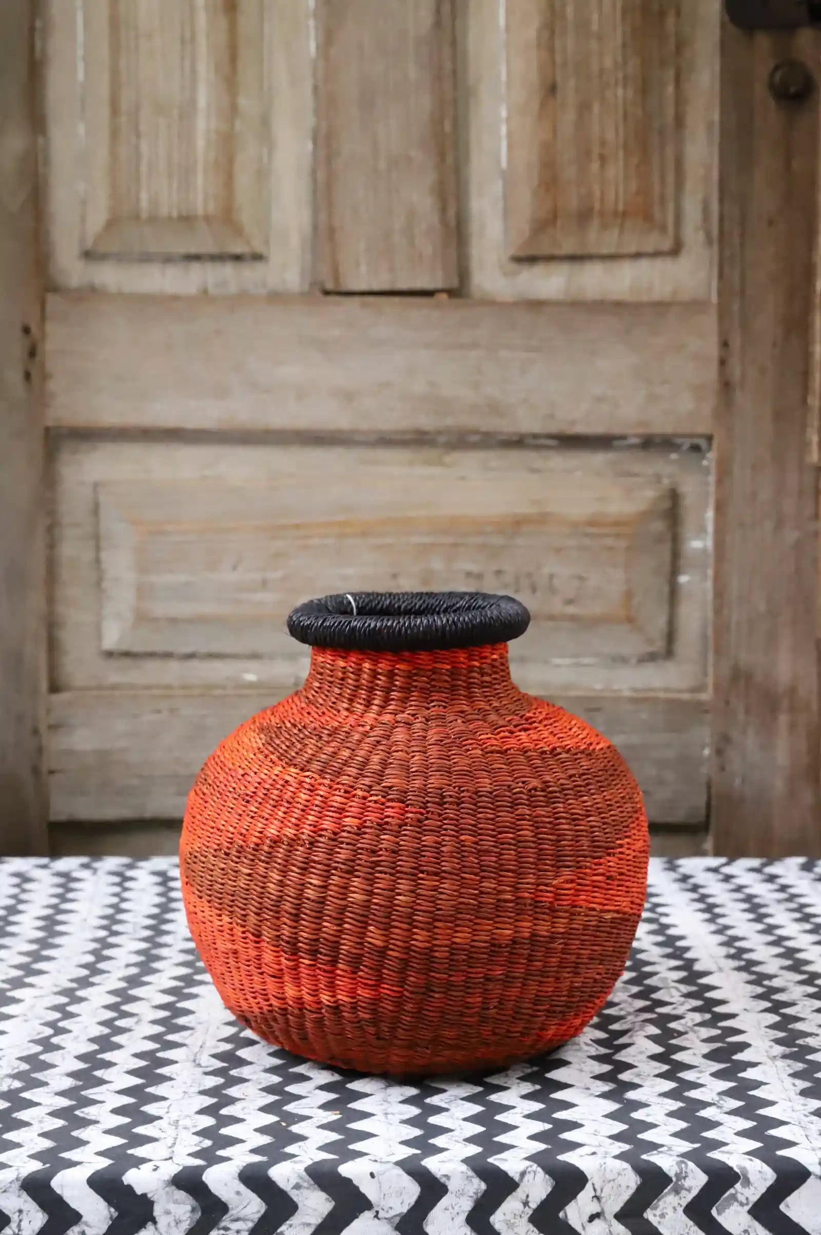 Jemima 10 Cows Dècor Basket (Tiny)  by Richmond Amenbire