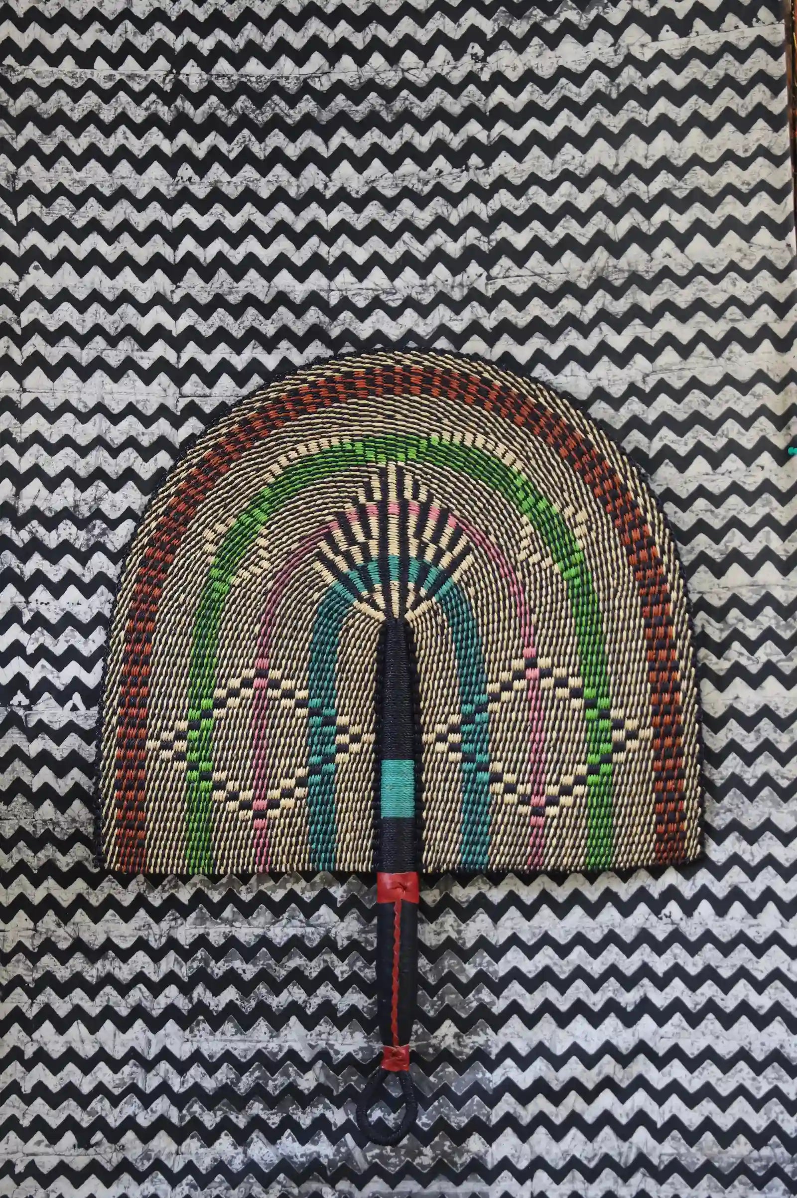 Naba Penga Wall Dècor Fan by Kwesi Apana
