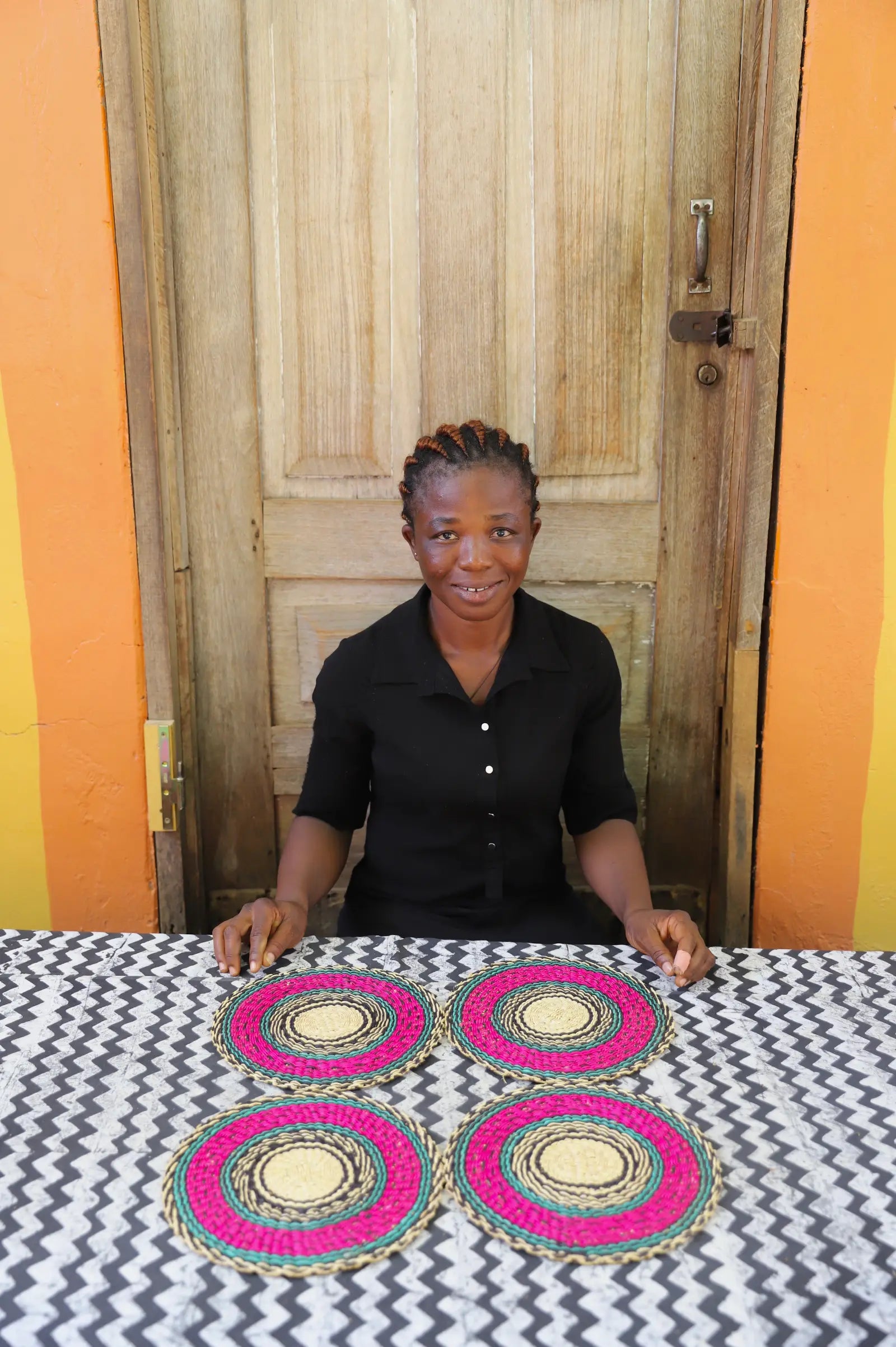 Placemats (Small) by Jennifa Akolgo