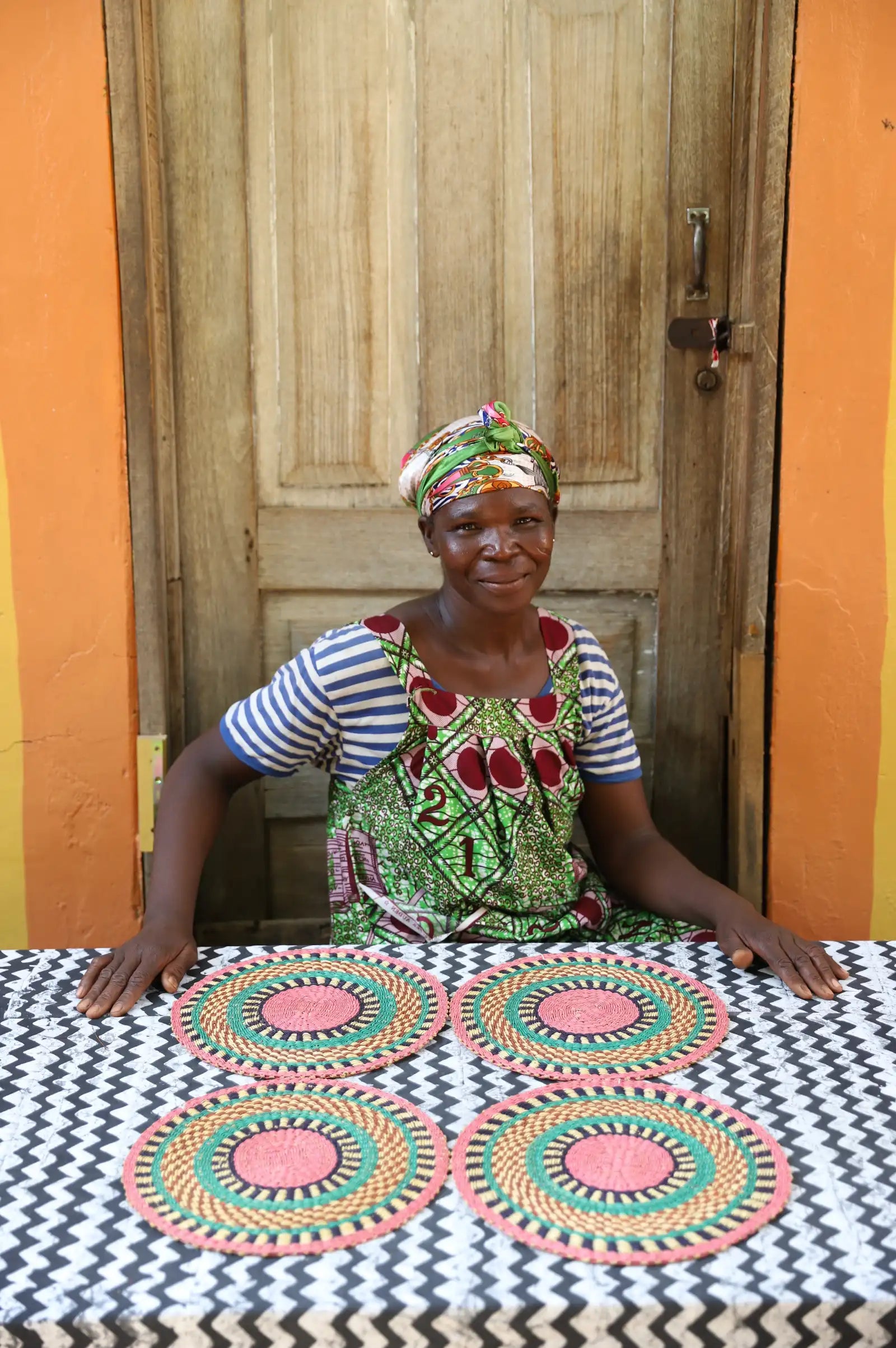 Placemats (Medium) by Azumah Nsohnam