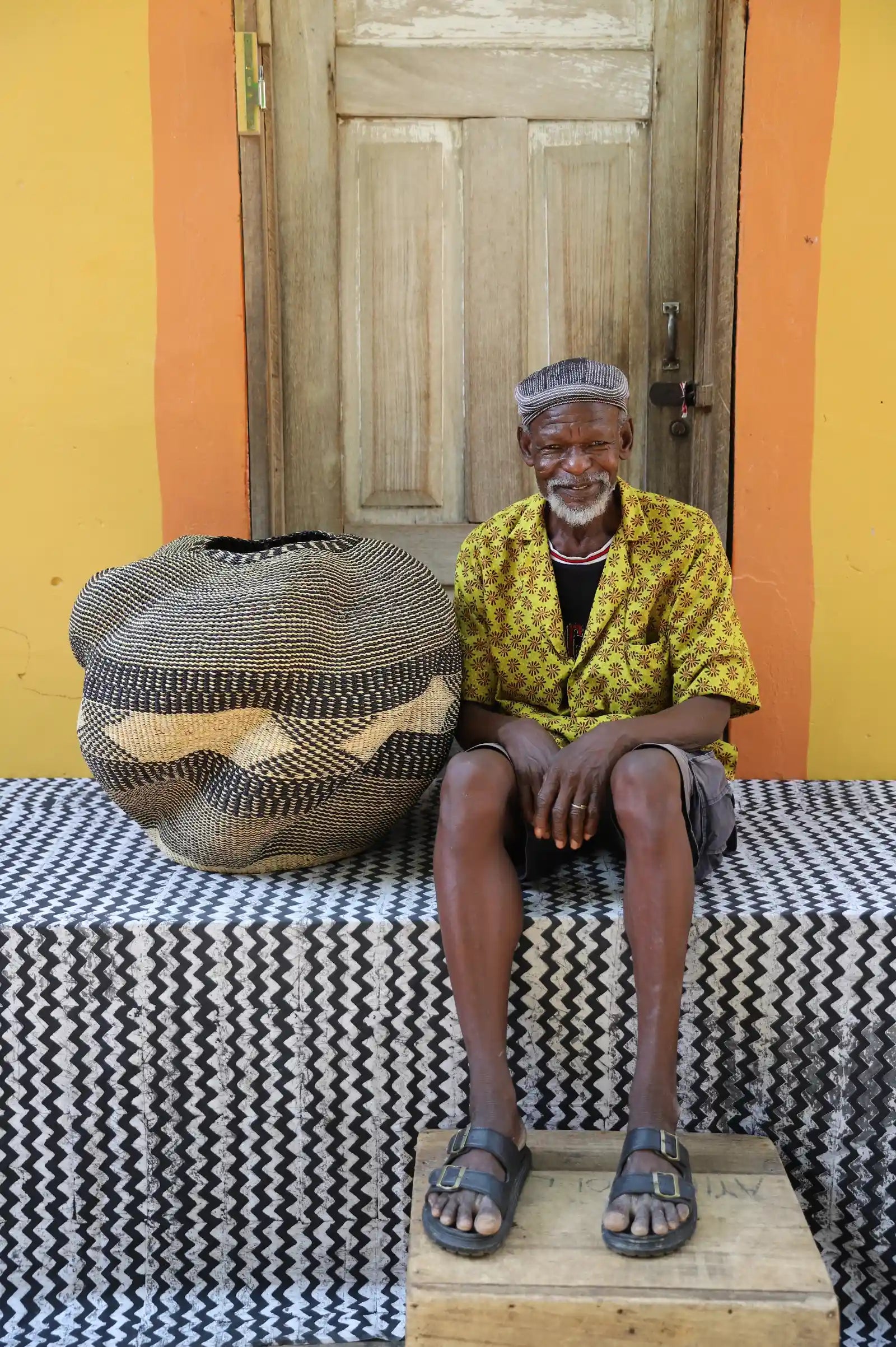 Ayeratukko  Art Basket by John Akurigo