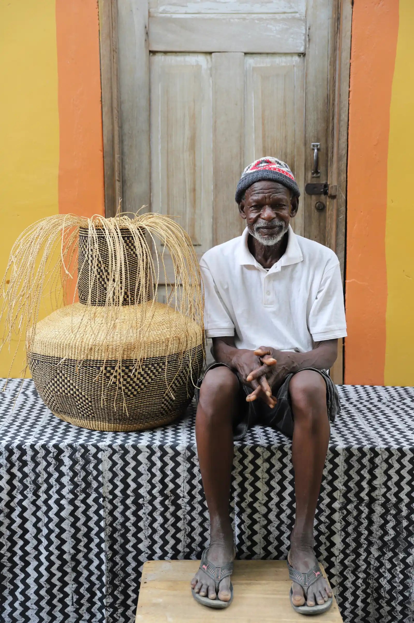 Tisanie Tia Art Basket by John Akurigo